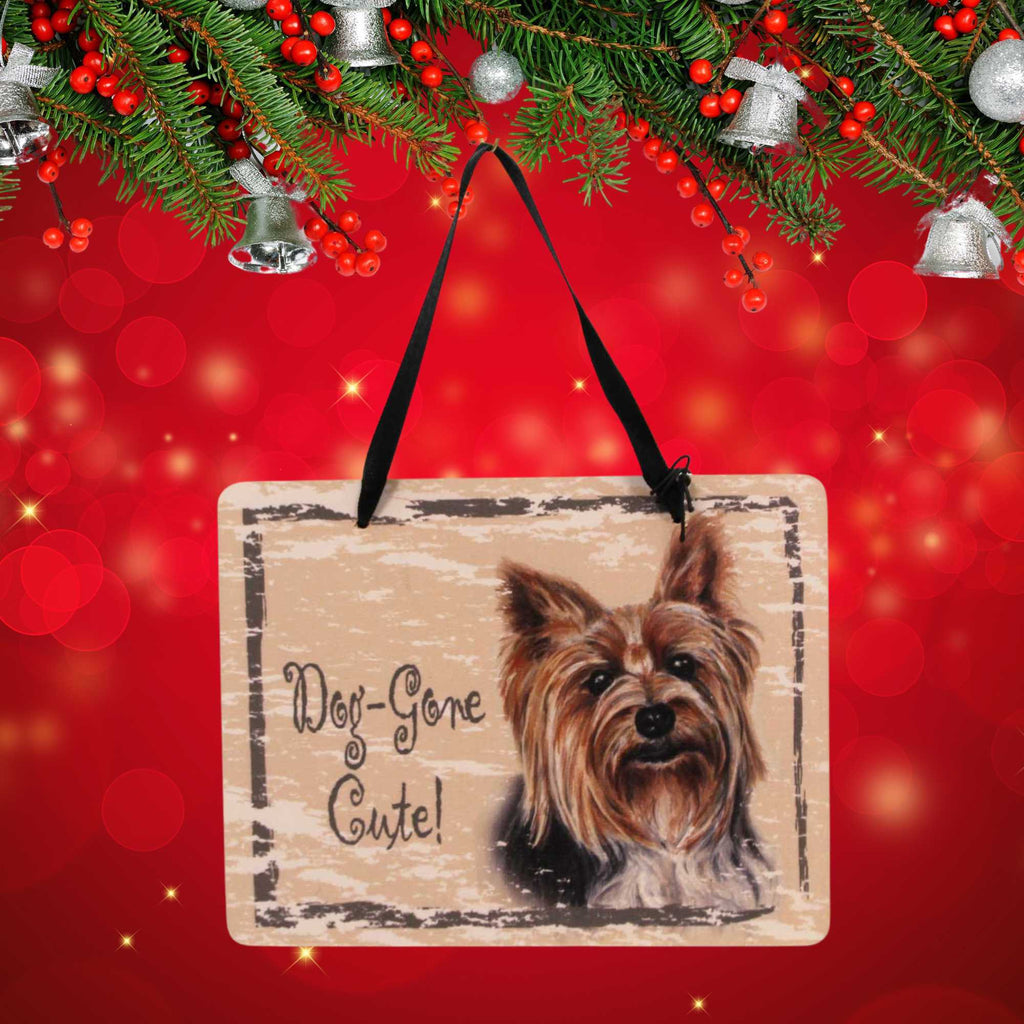 23950 Yorkshire Terrier Plaque GP47