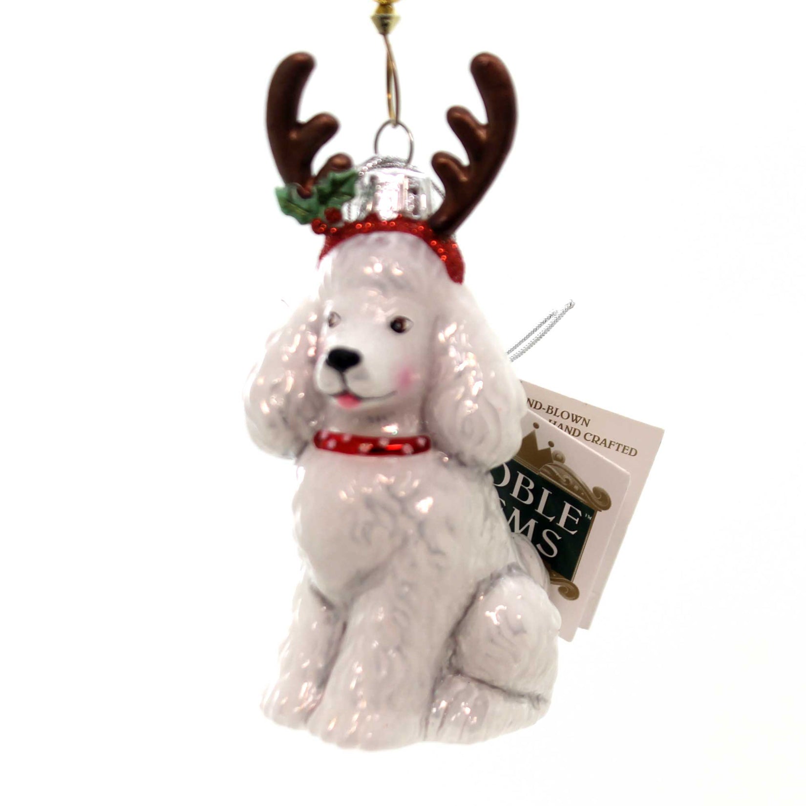 Parent-Nb1261 Dog With Antlers Ornament