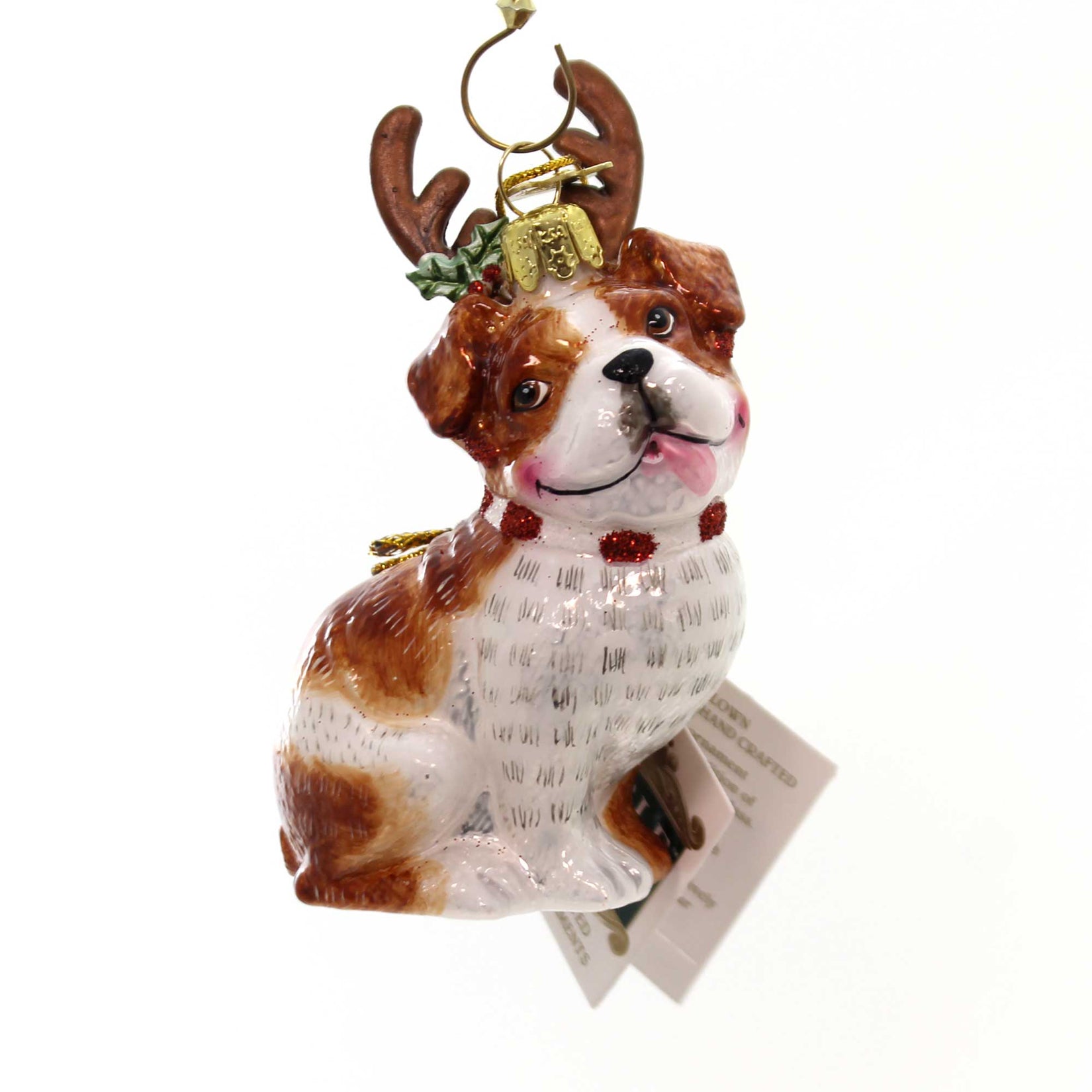 Parent-Nb1261 Dog With Antlers Ornament