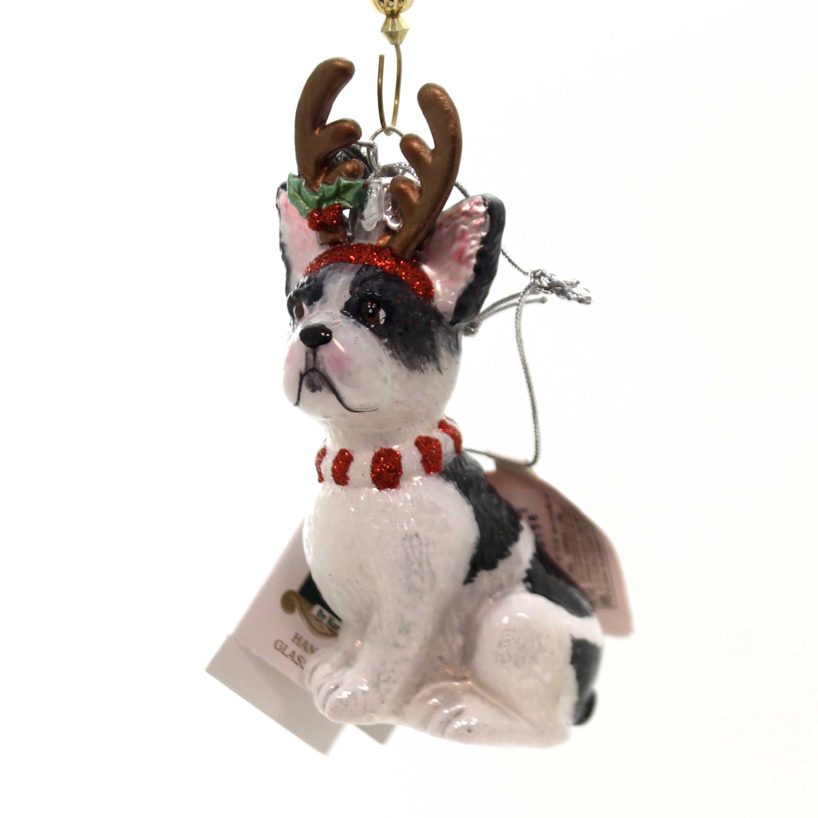 Parent-Nb1261 Dog With Antlers Ornament
