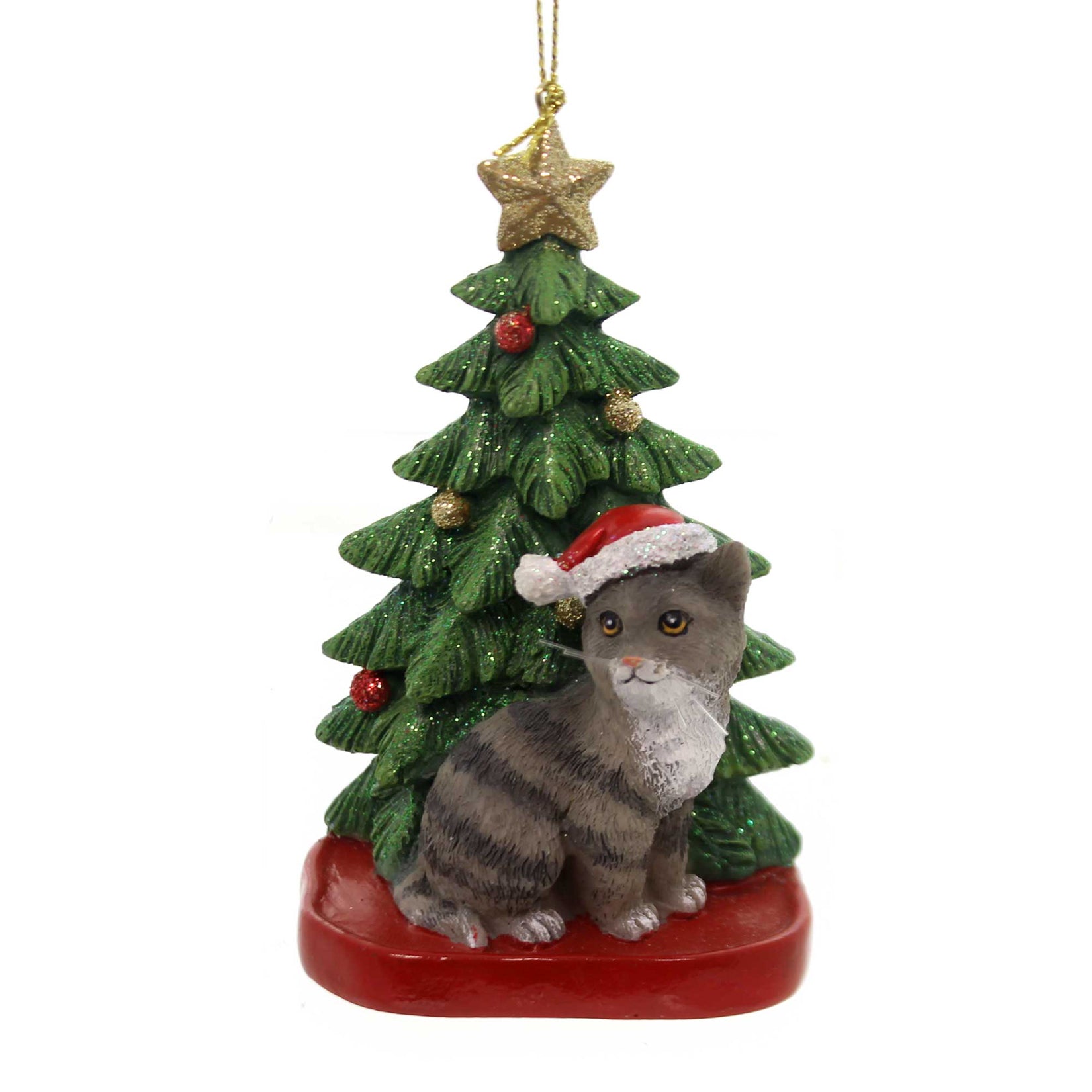 Parent-C7609 Cat W/ Christmas Tree