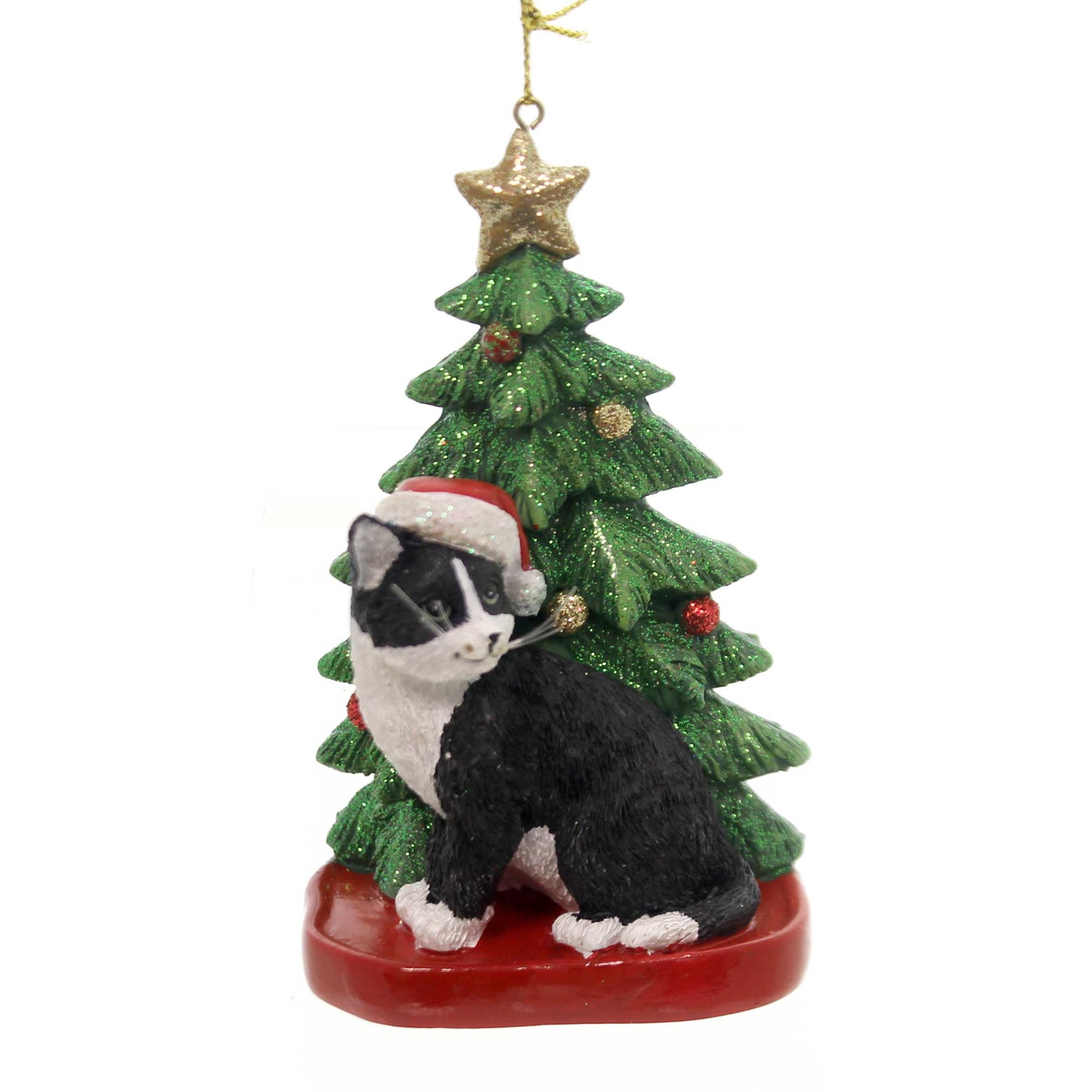 Parent-C7609 Cat W/ Christmas Tree