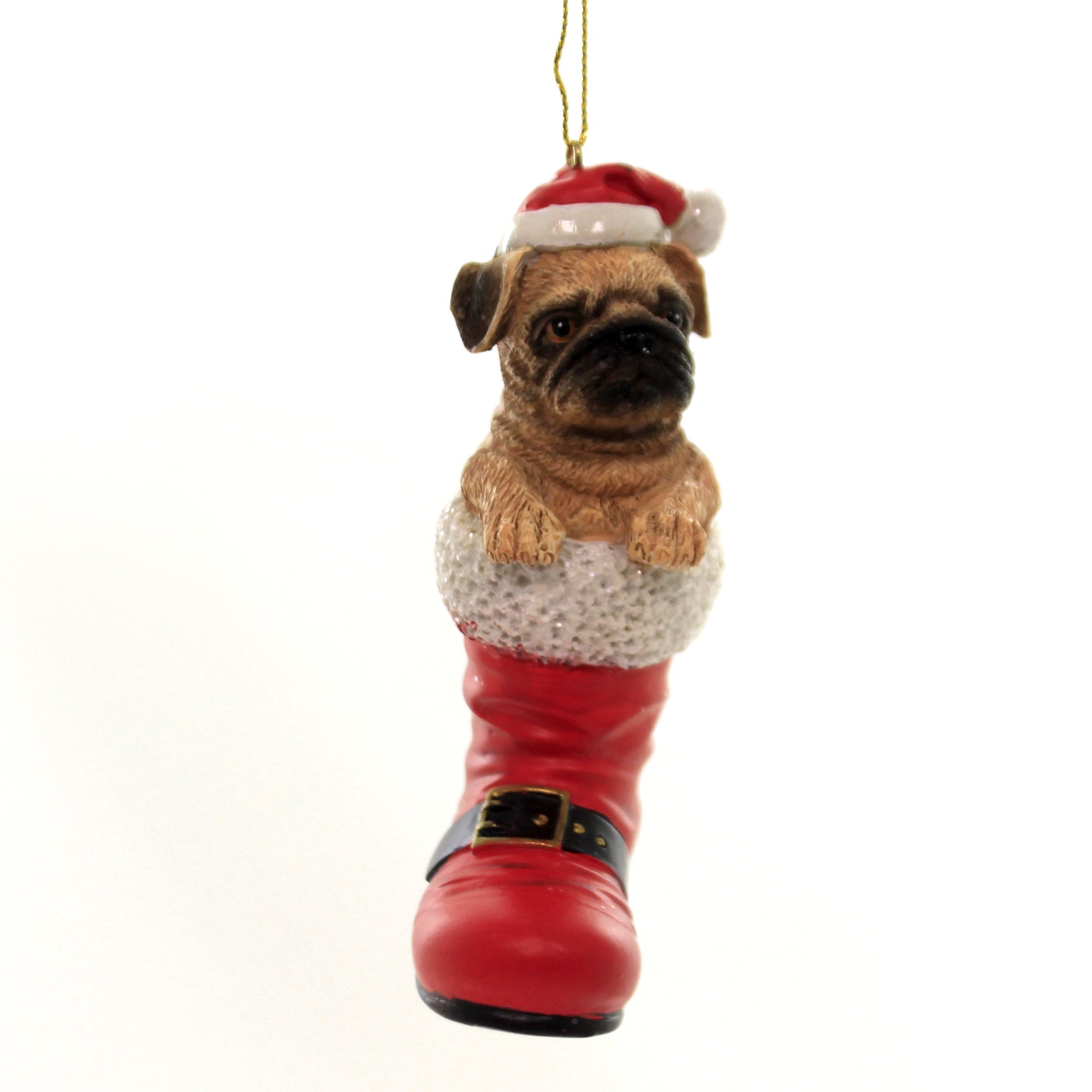 Parent-D3696 Dog In Santa Boot