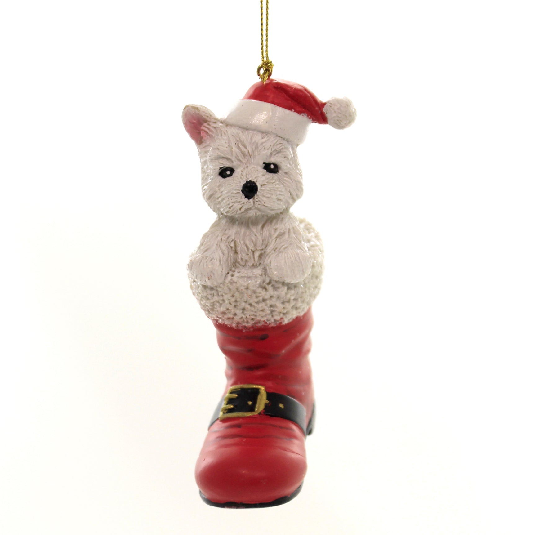 Parent-D3696 Dog In Santa Boot