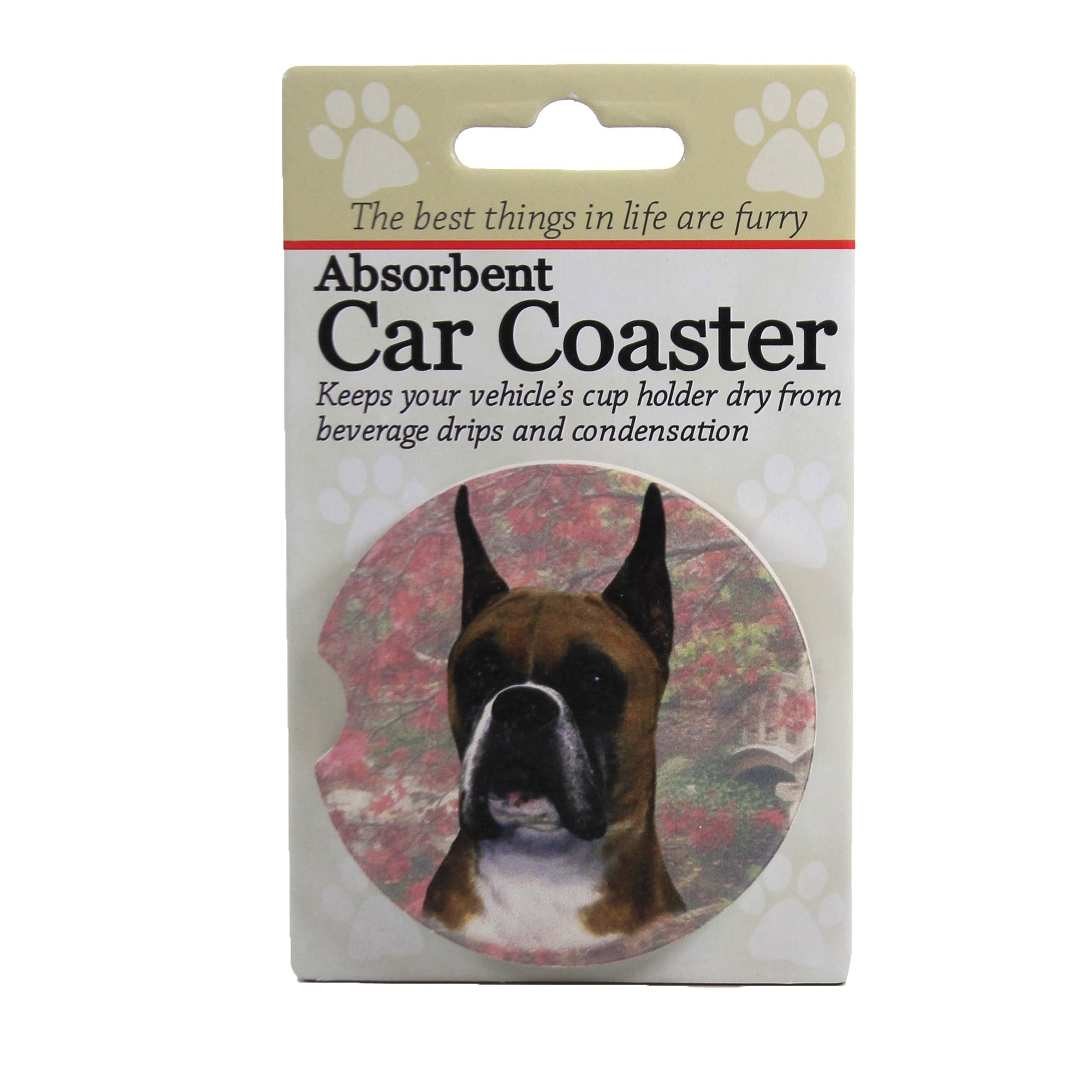 49538 Boxer Cropped Car Coaster 2317