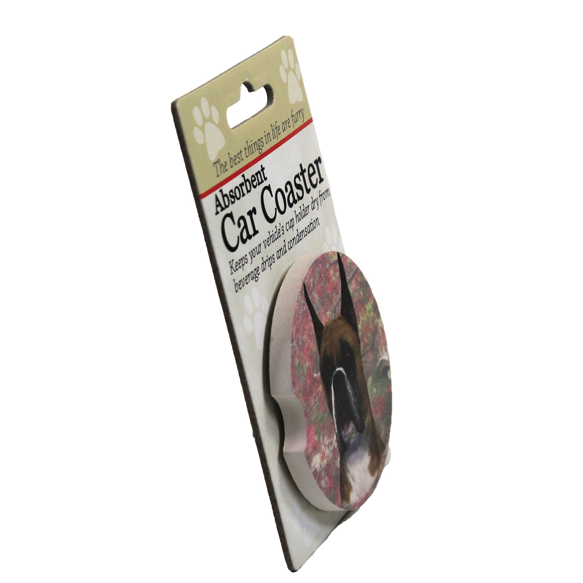 49538 Boxer Cropped Car Coaster 2317