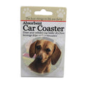 49565 Red Dachshund Car Coaster 23113