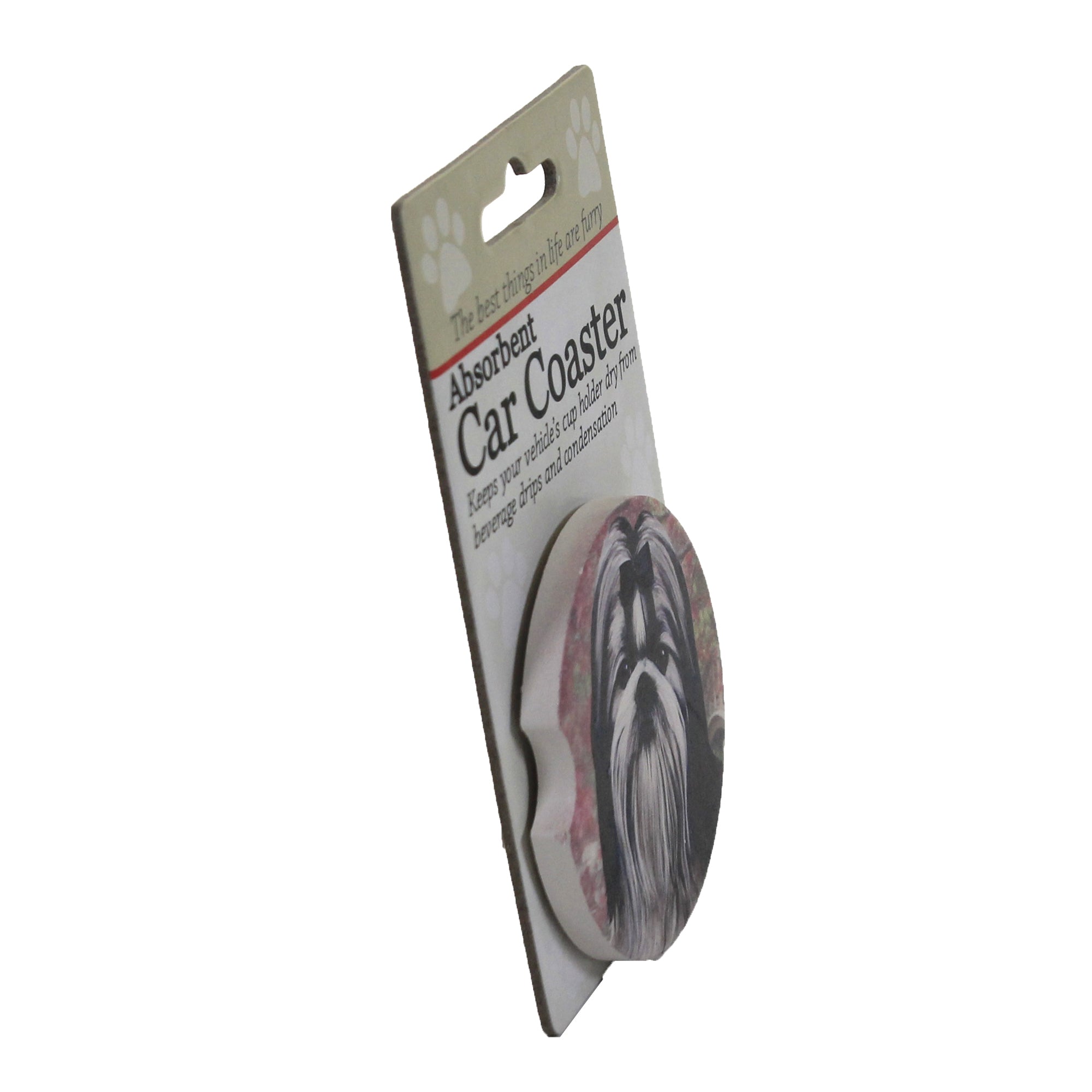 49589 Shih Tzu Black & White Coaster. 23139