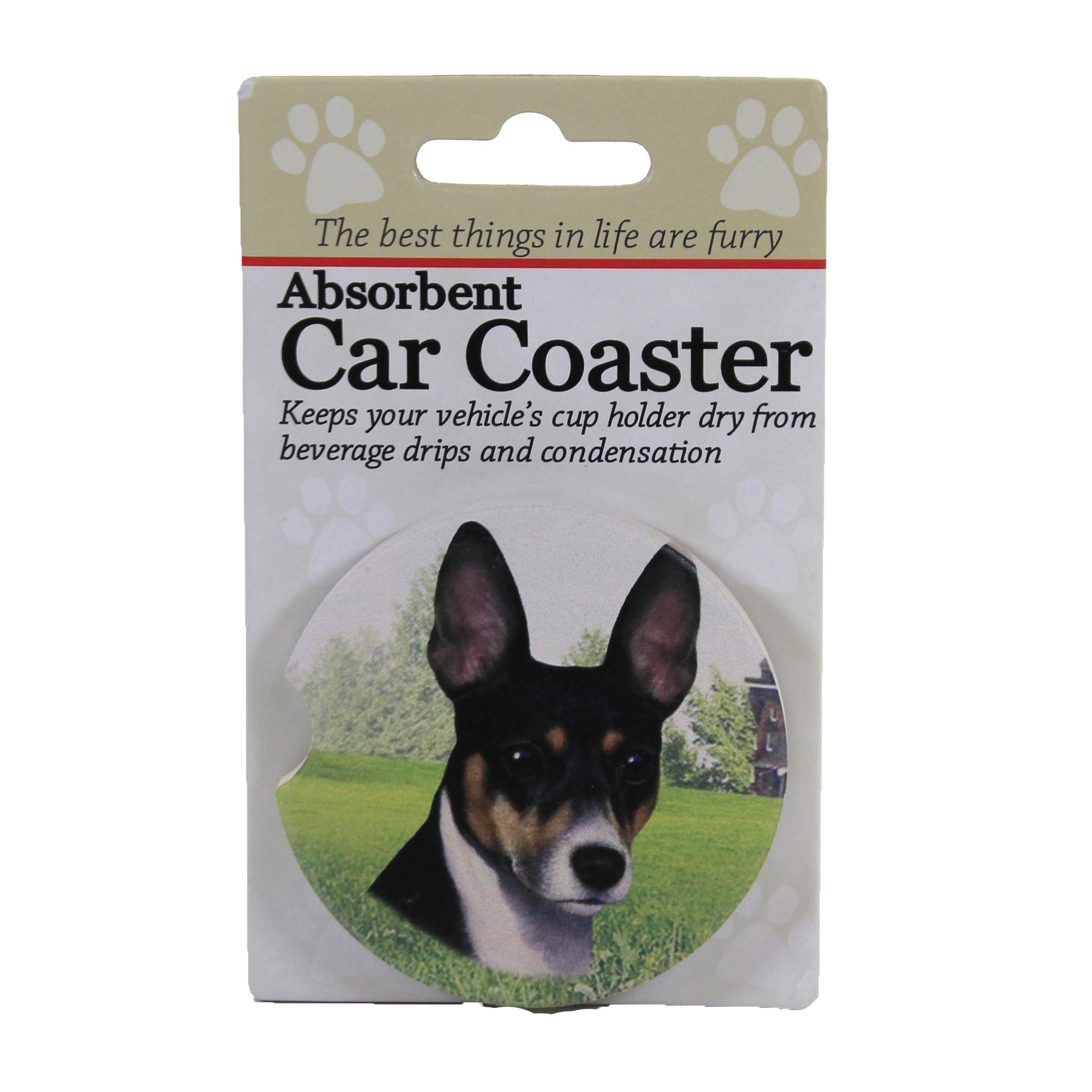 49602 Rat Terrier Car Coaster 23192