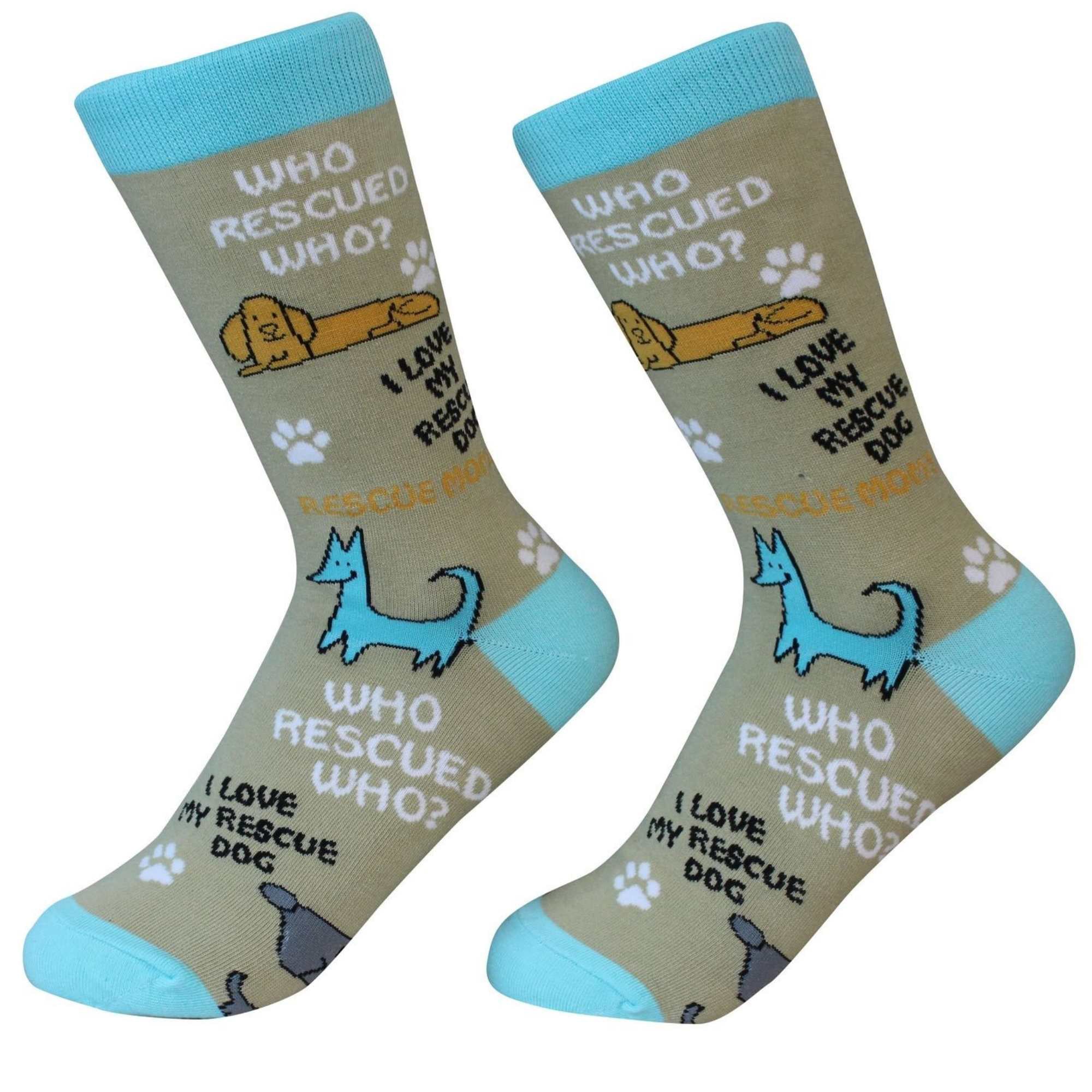 49654 Who Rescued Who Socks 800188