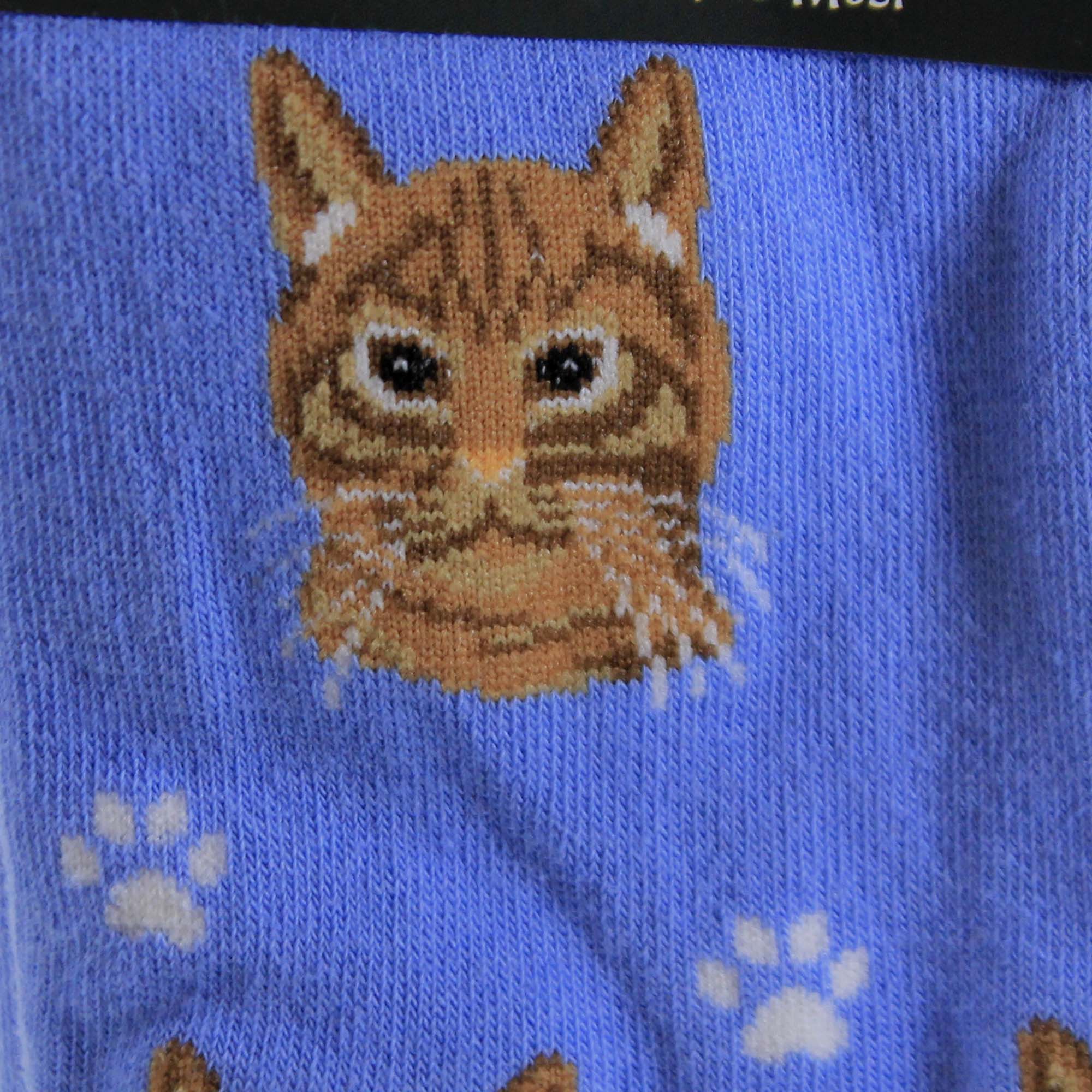 49702 Orange Tabby Cat Socks 8019