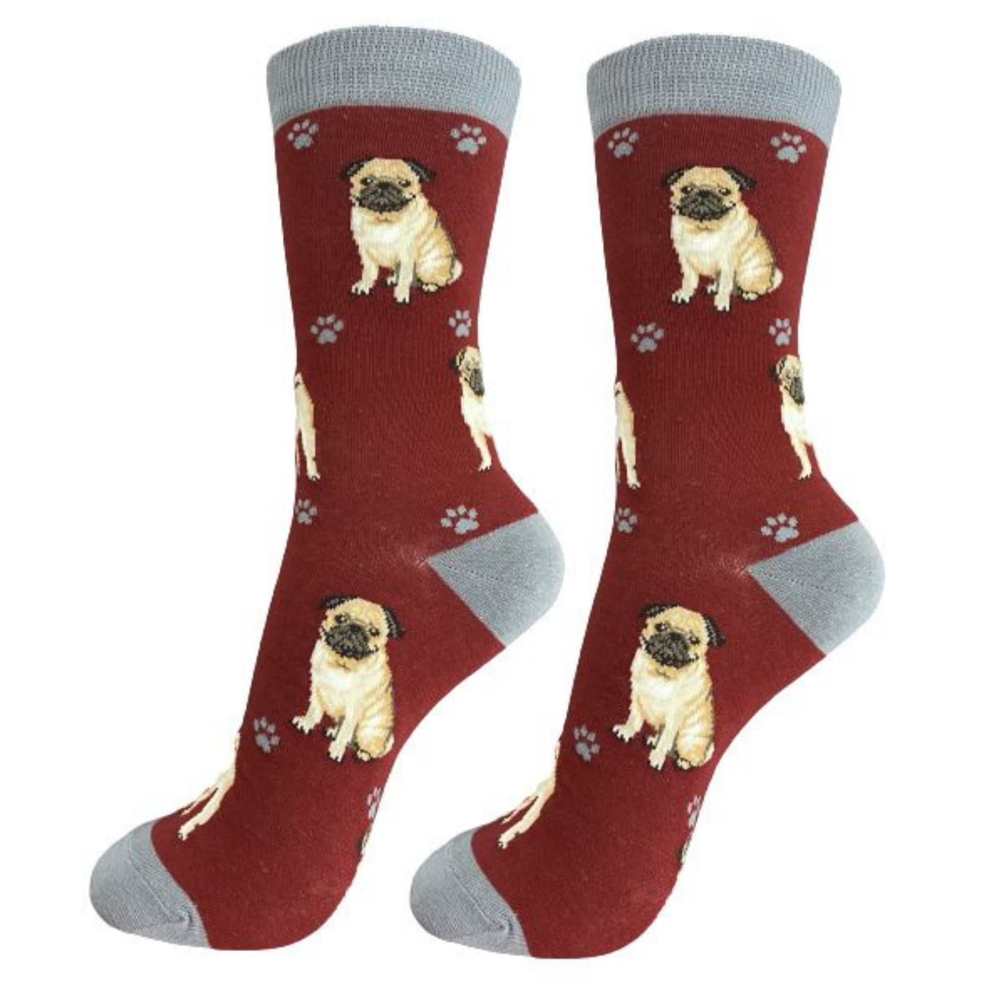 49774 Pug Happy Tails Socks. 800FB31