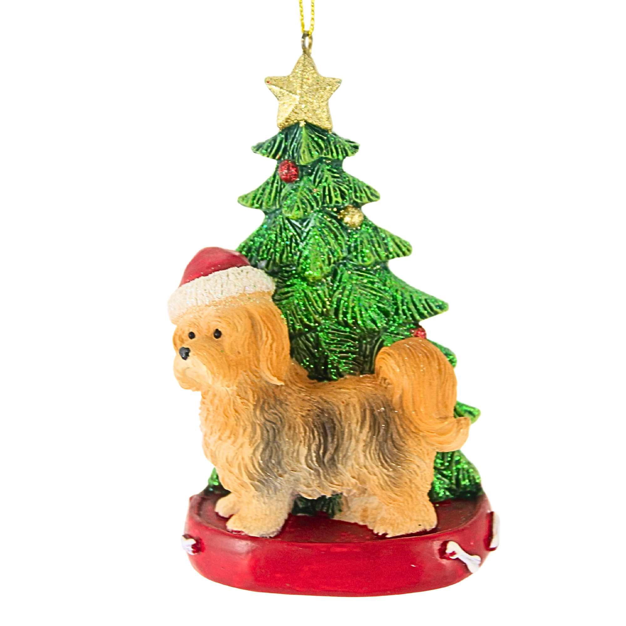 Parent-E0369 Dog With Green Tree