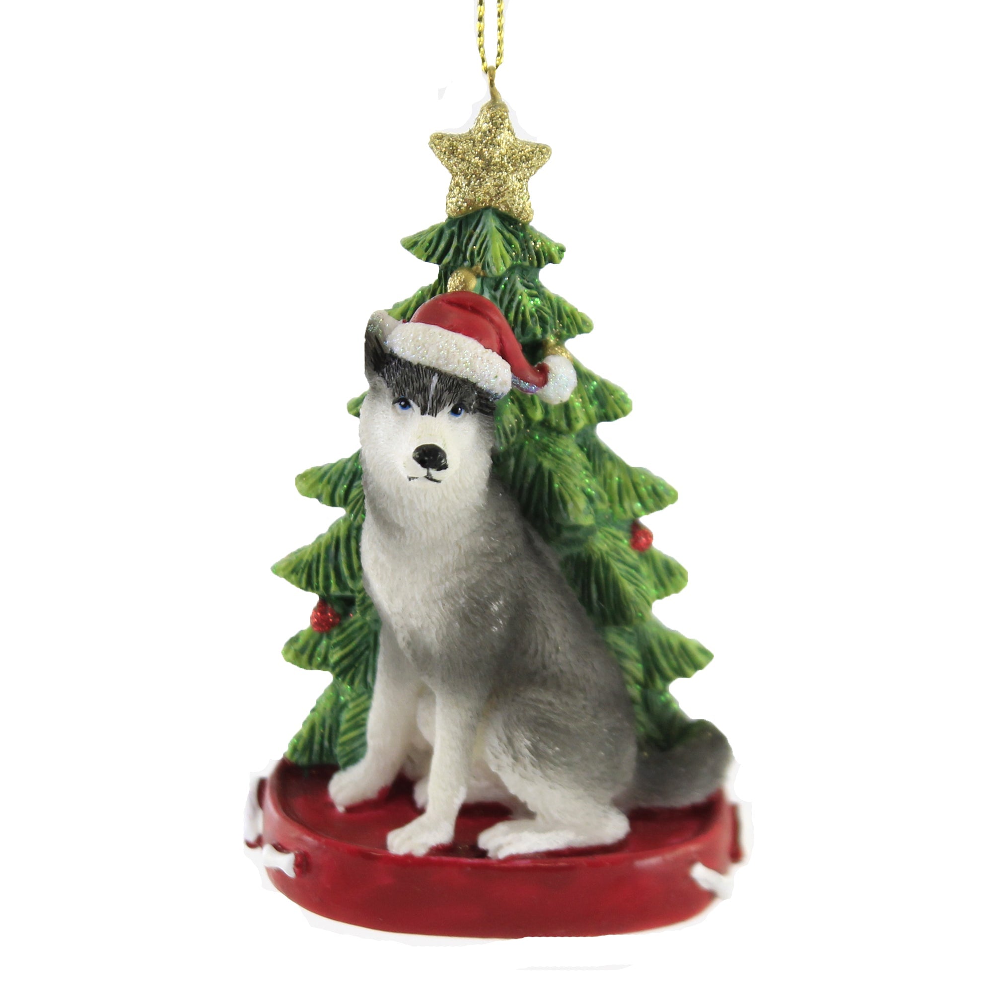 Parent-E0369 Dog With Green Tree