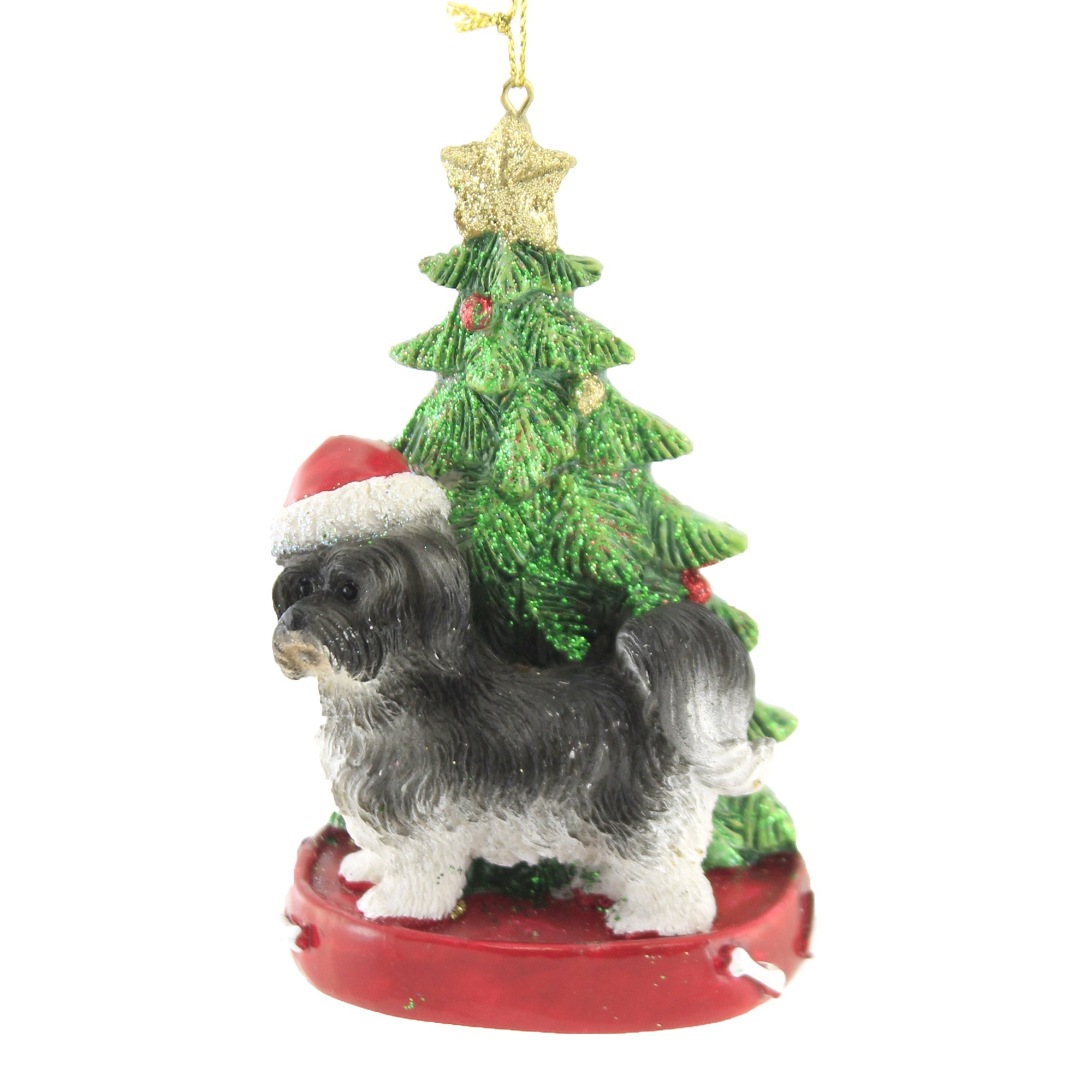 Parent-E0369 Dog With Green Tree