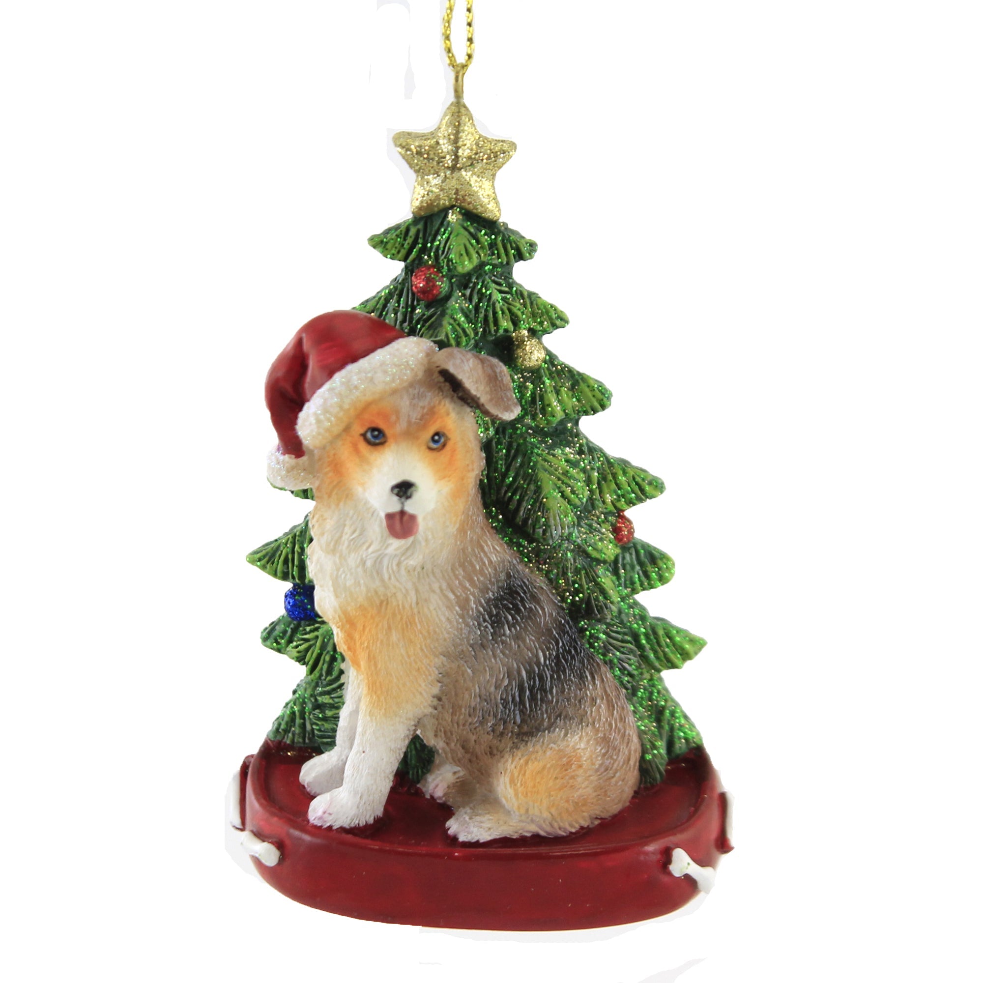 Parent-E0369 Dog With Green Tree