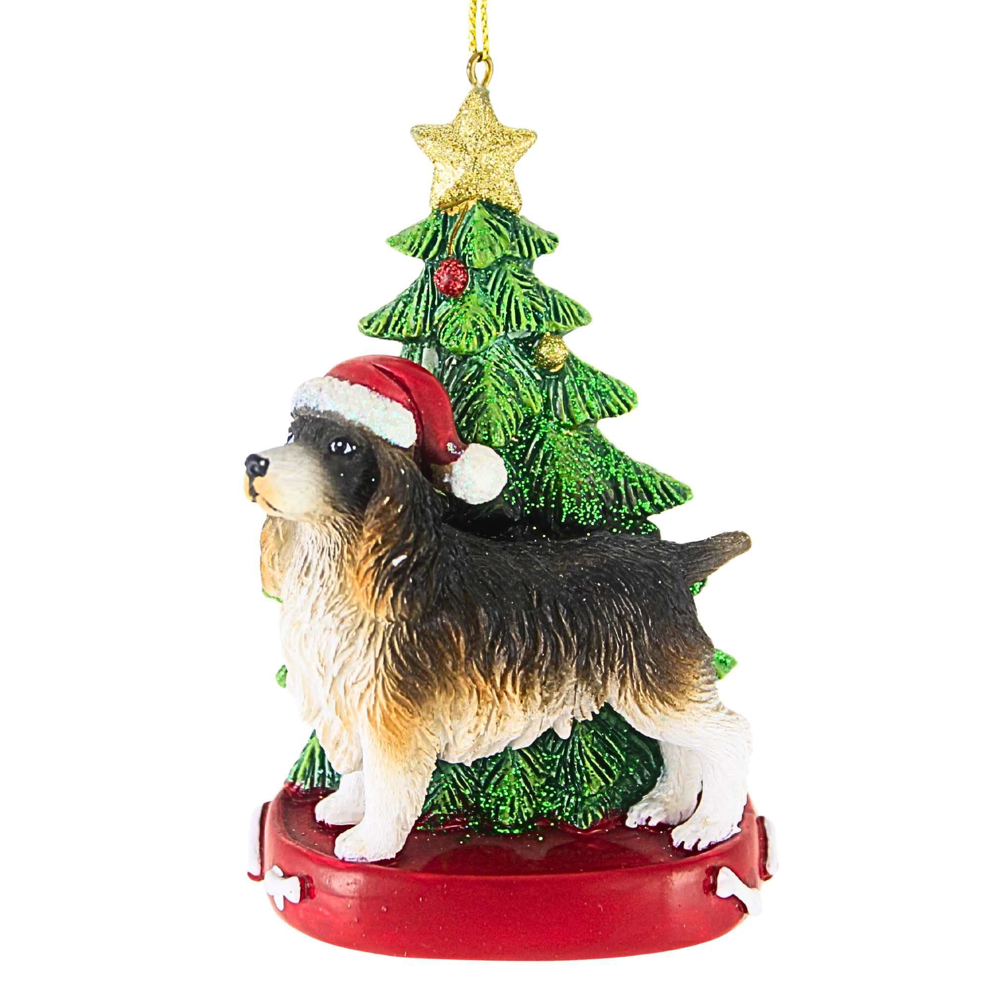 Parent-E0369 Dog With Green Tree