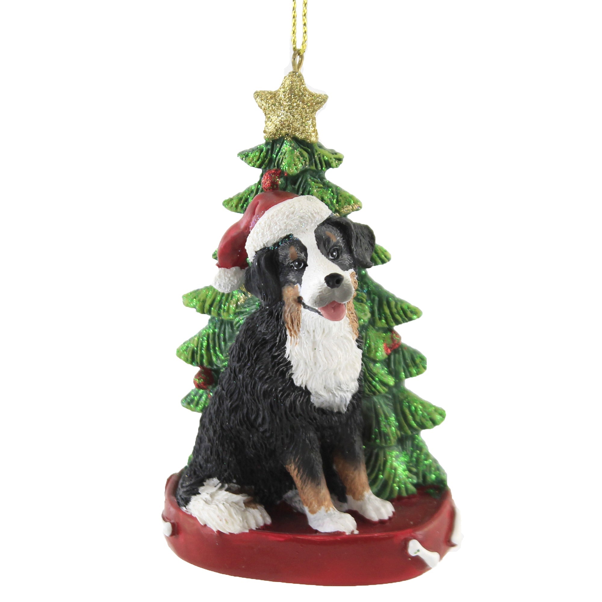 Parent-E0369 Dog With Green Tree