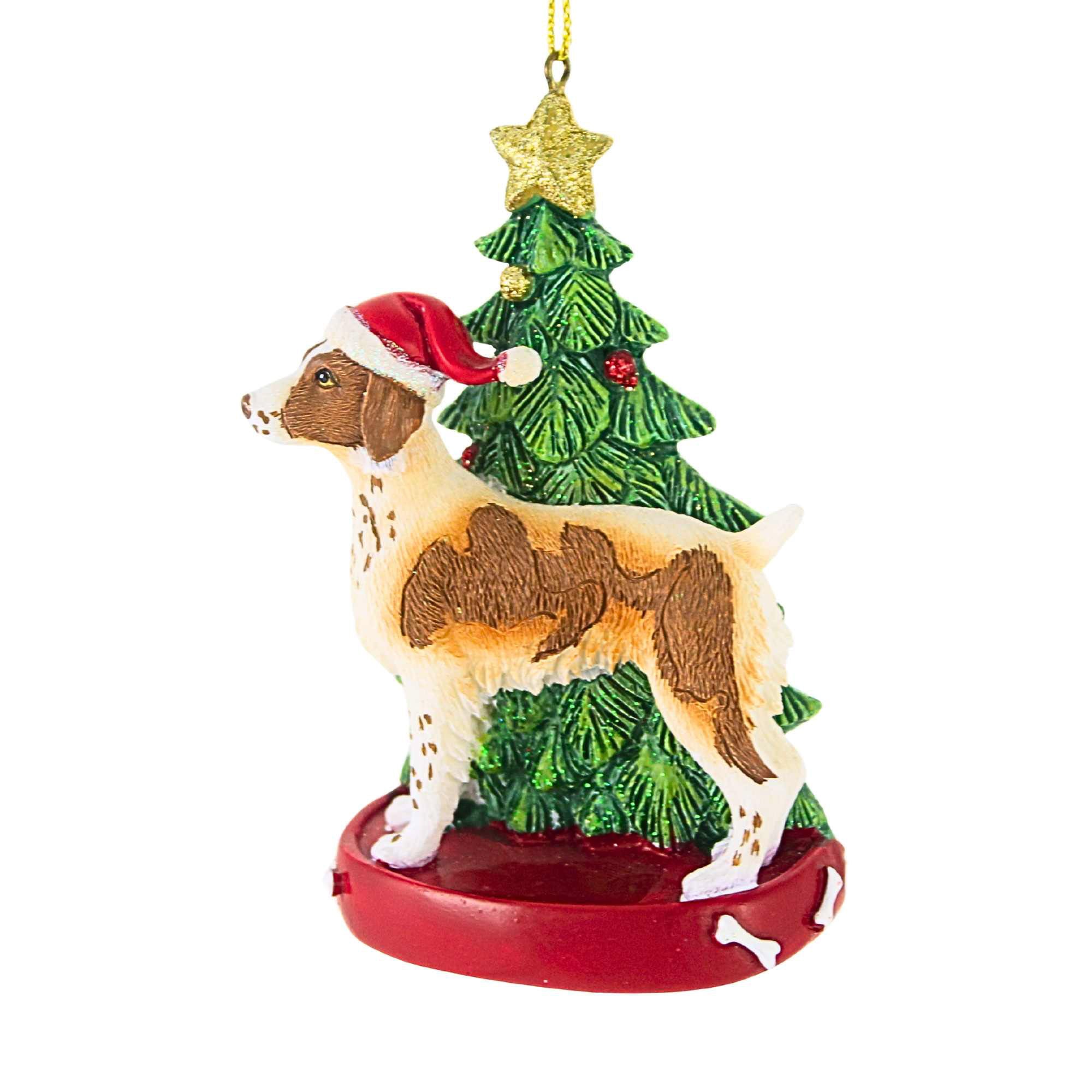 Parent-E0369 Dog With Green Tree