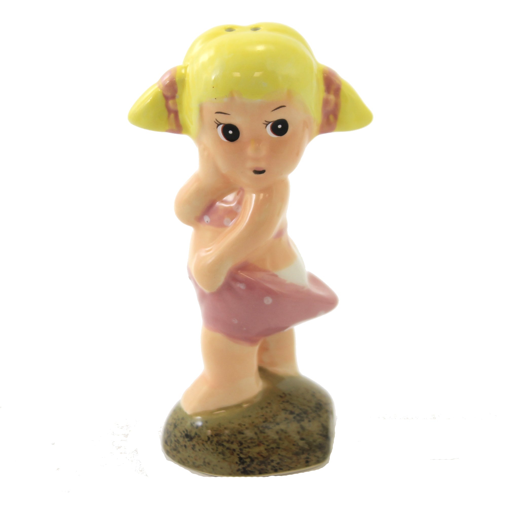 51646 Little Girl W/Dog Salt & Pepper PJ0563