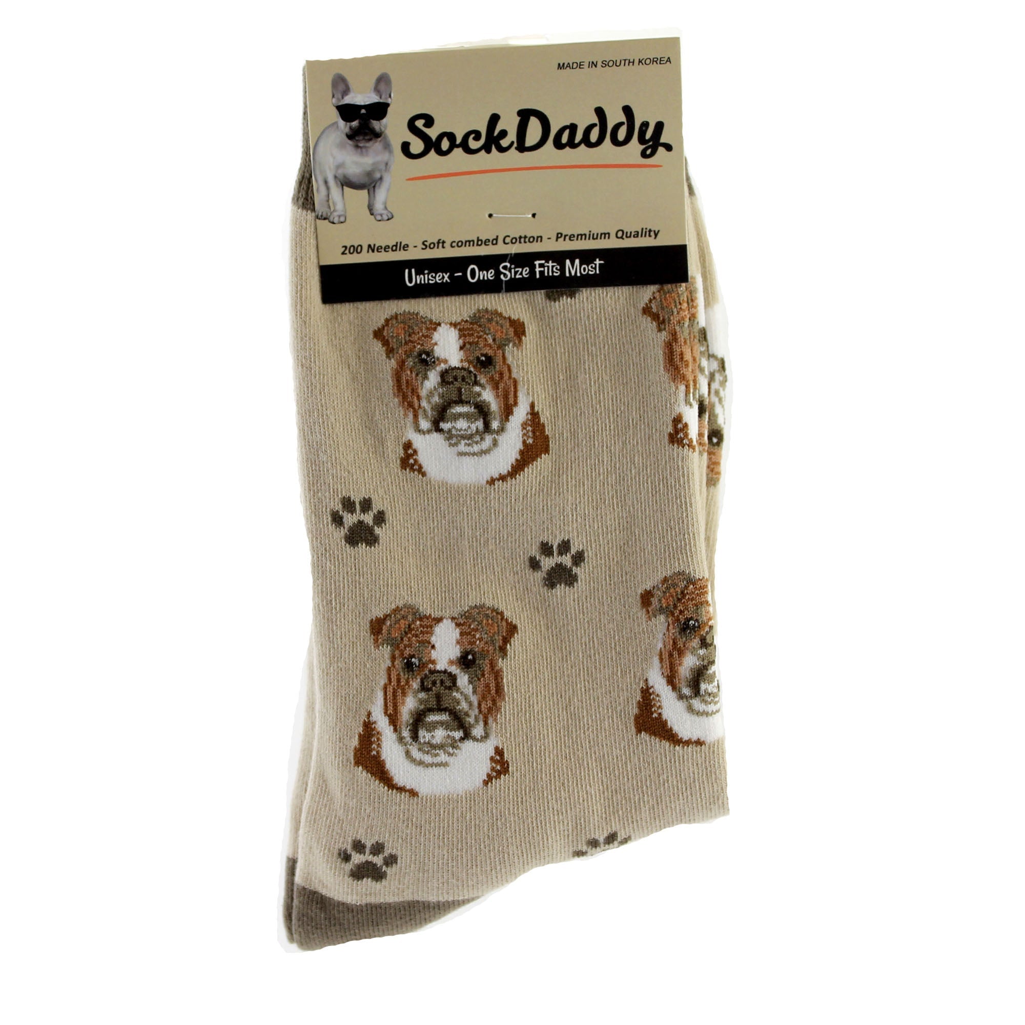 Parent-8008 Bulldog Sock Daddy Socks