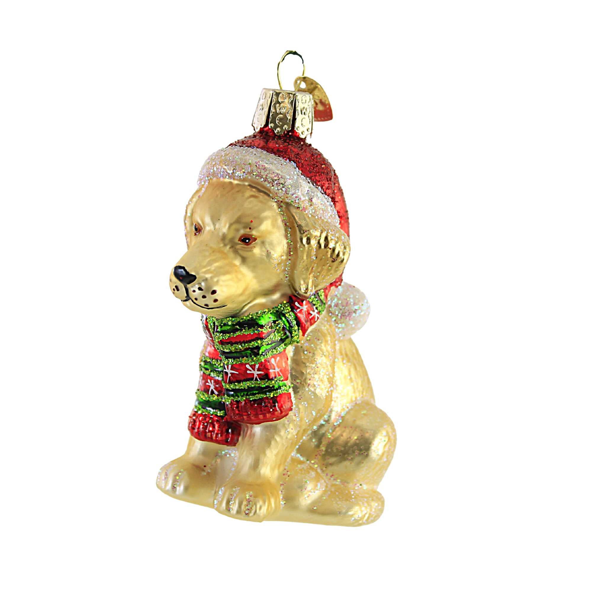 57031 Holiday Yellow Labrador Puppy 12639