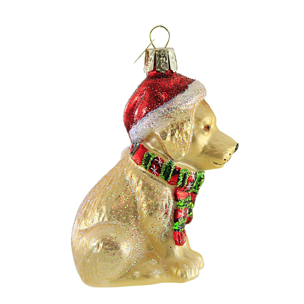 57031 Holiday Yellow Labrador Puppy 12639