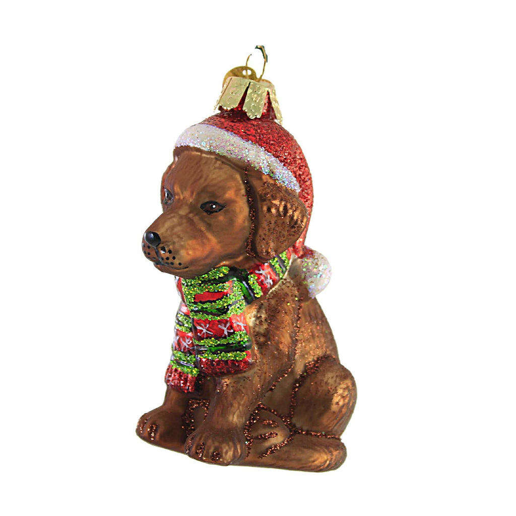 57032 Holiday Chocolate Lab Puppy 12640.