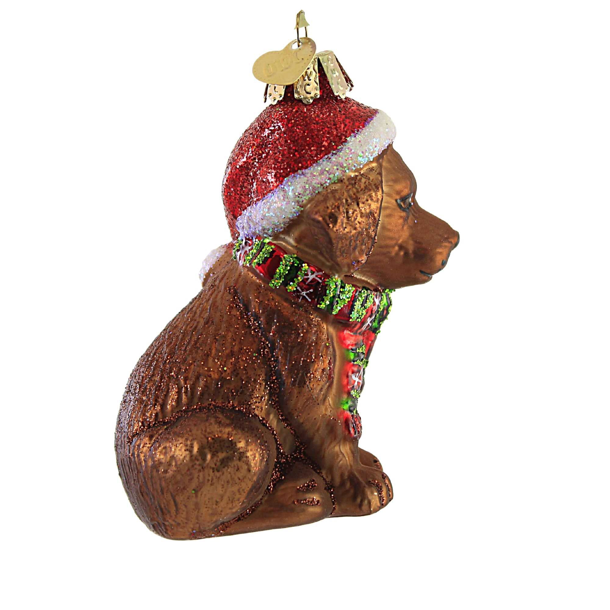 57032 Holiday Chocolate Lab Puppy 12640.