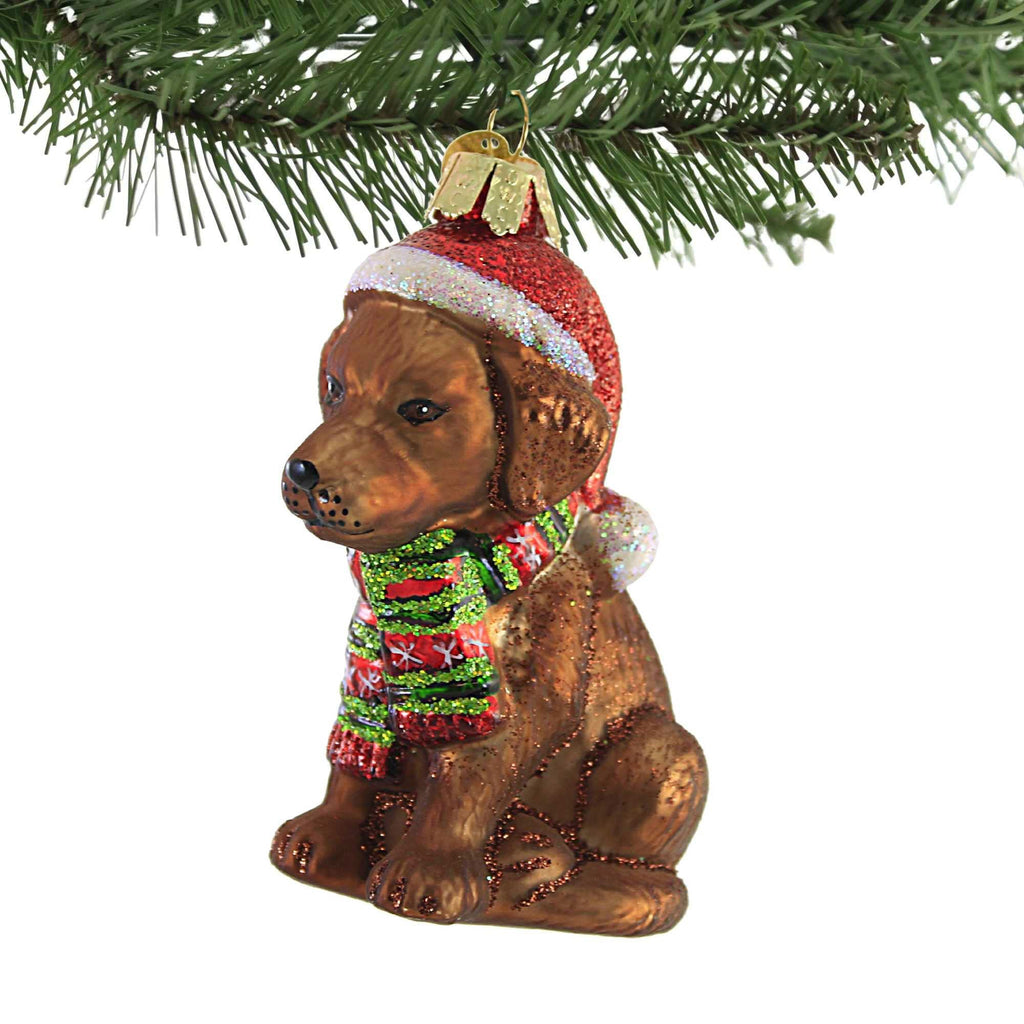 57032 Holiday Chocolate Lab Puppy 12640.