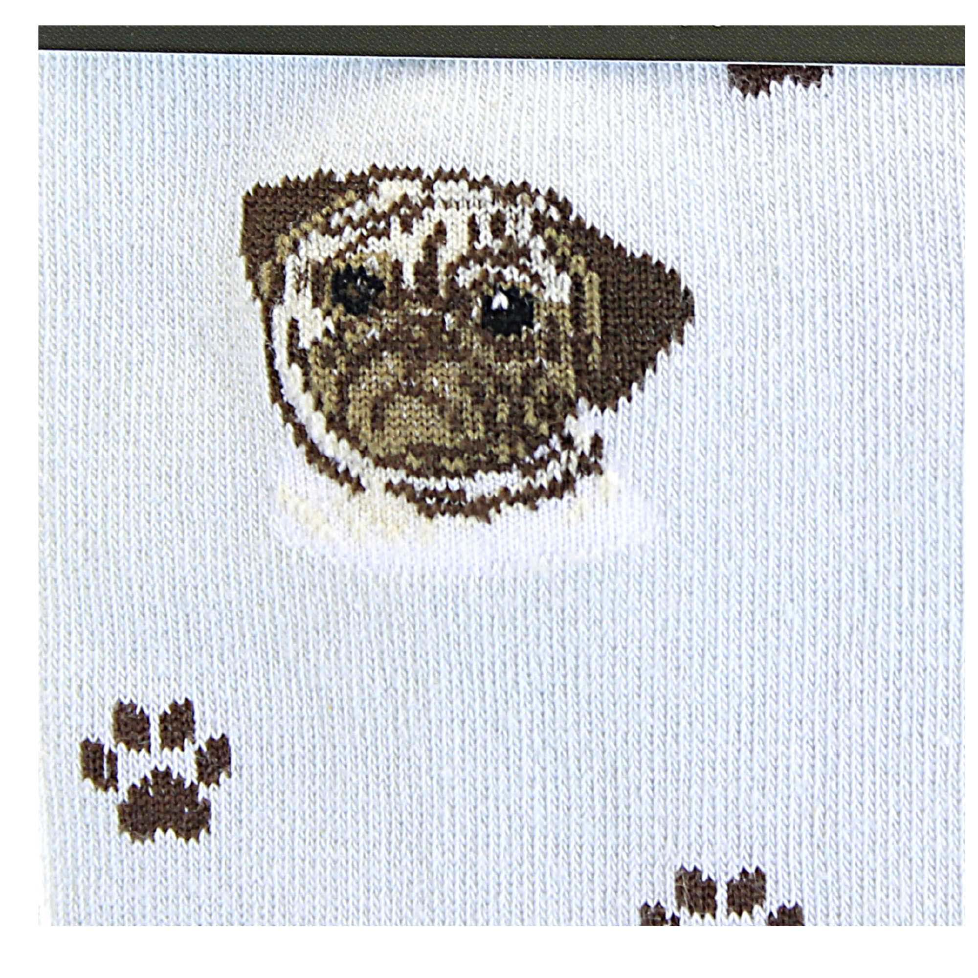 57650 Pug Sock Daddy Socks . 80031PALEBLUE