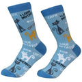 57653 I Love My Cat Sock Daddy Socks . 801229LIGHTBLUE