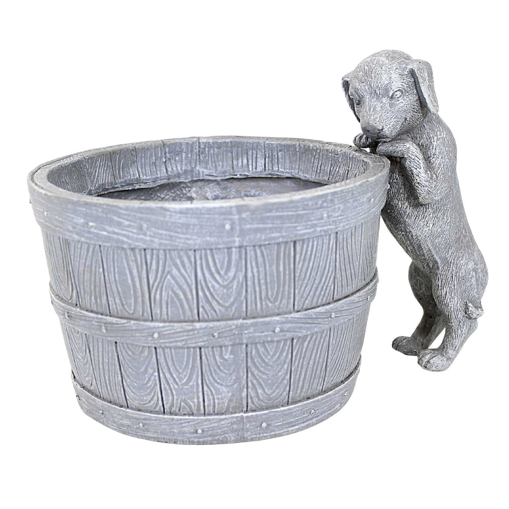 59214 Puppy Bucket Planter 15866