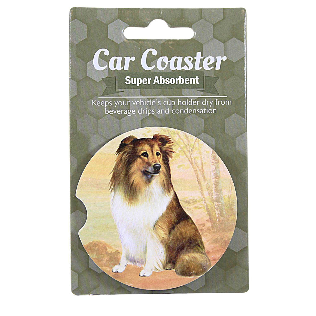 60607 Sheltie Car Coaster 23337