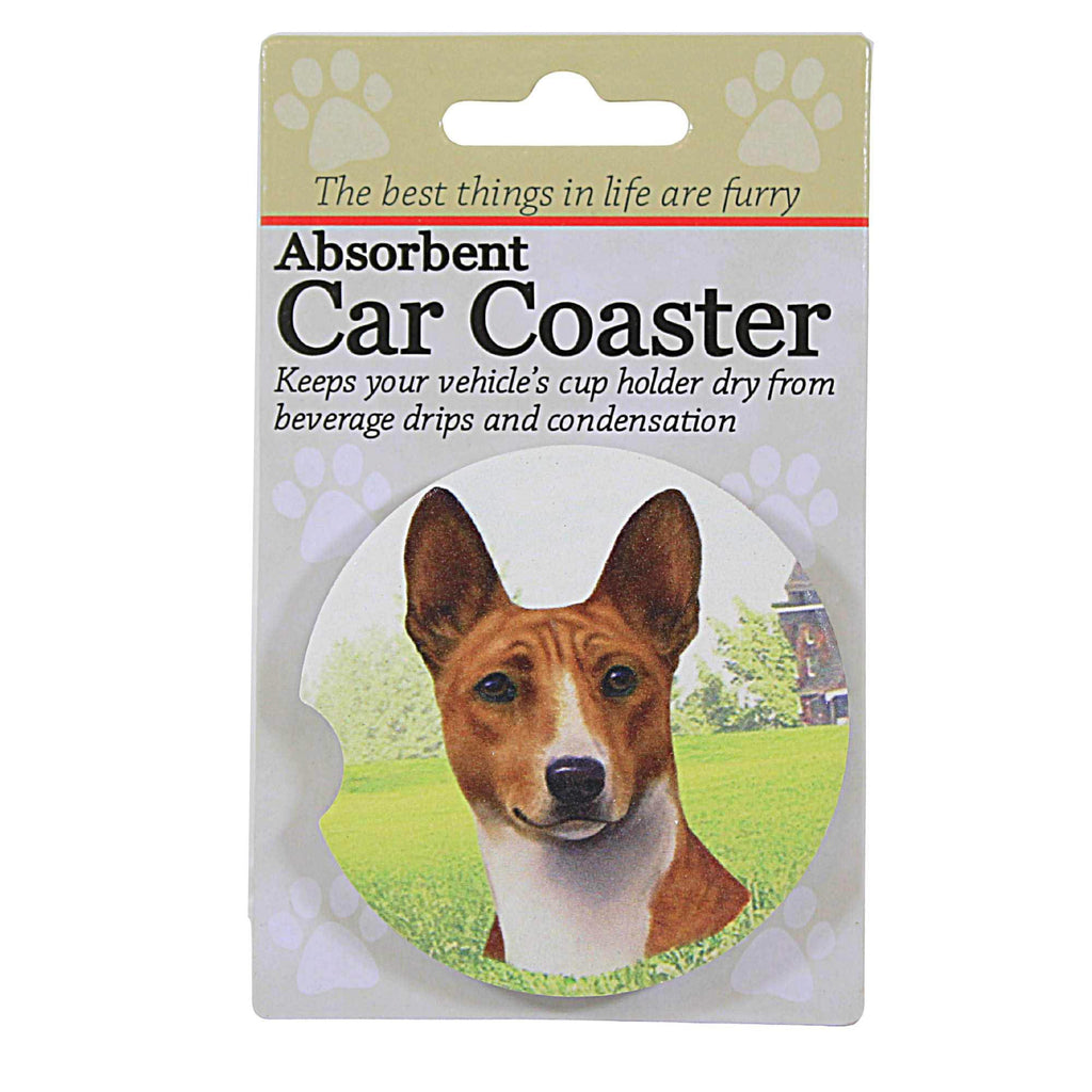 60616 Basenji Car Coaster 23191