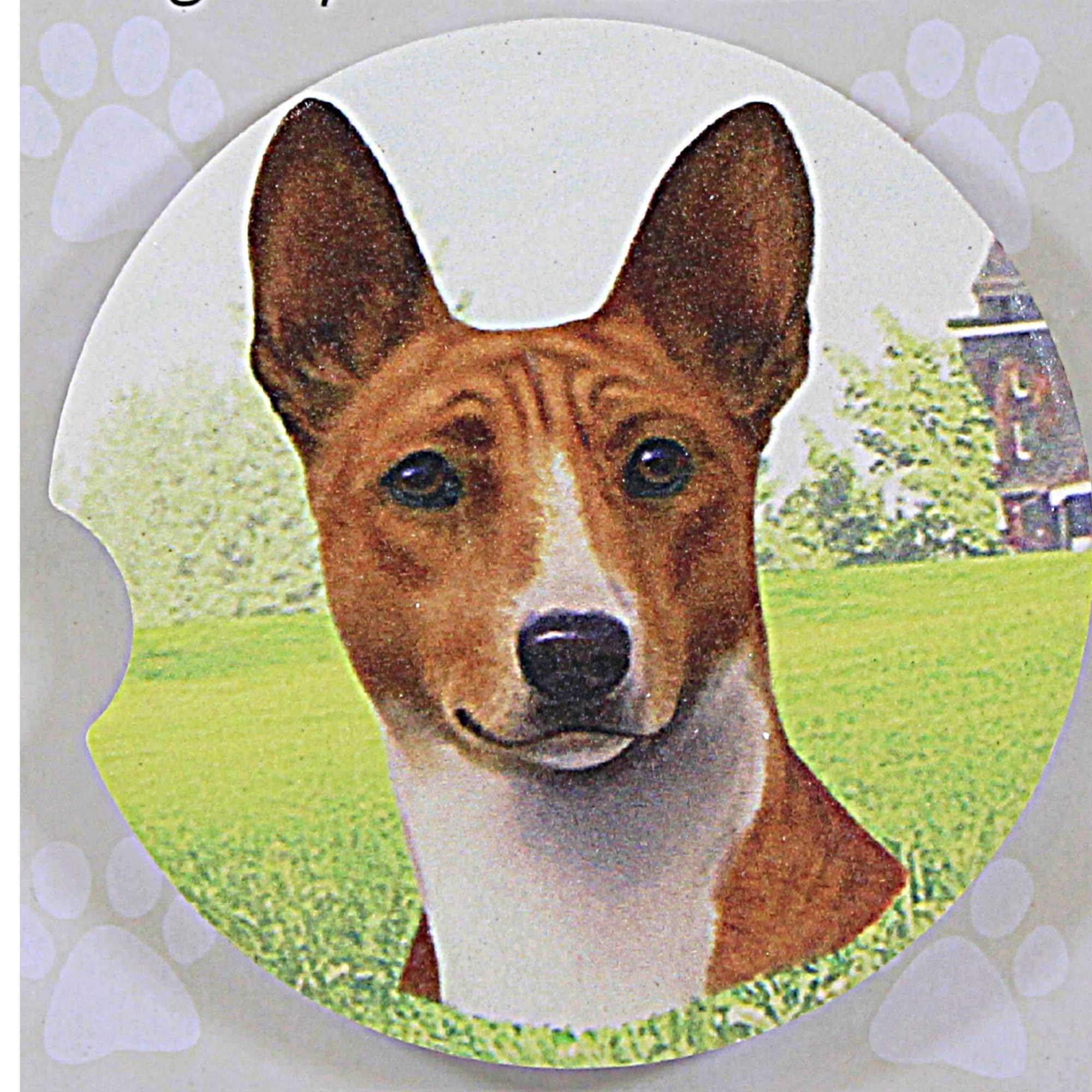 60616 Basenji Car Coaster 23191