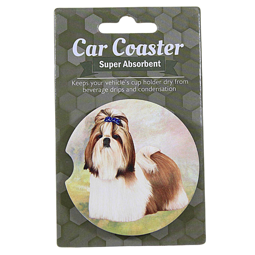 60618 Shih Tzu (Tan) Car Coaster 23387