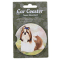 60618 Shih Tzu (Tan) Car Coaster 23387