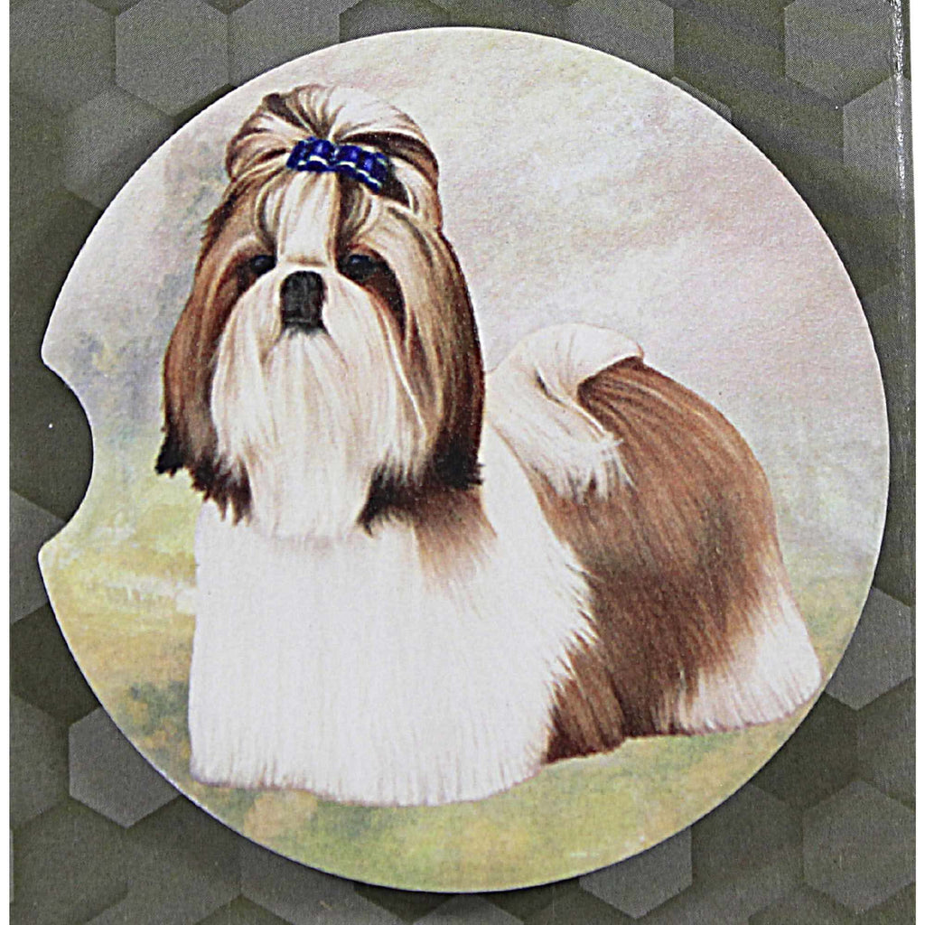 60618 Shih Tzu (Tan) Car Coaster 23387