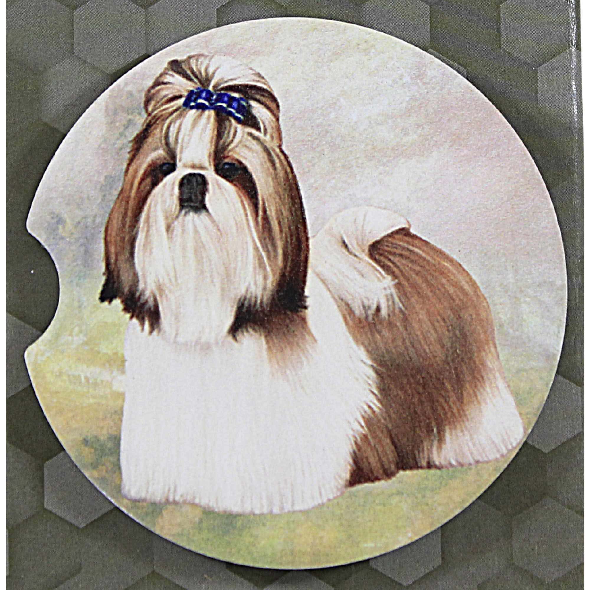 60618 Shih Tzu (Tan) Car Coaster 23387