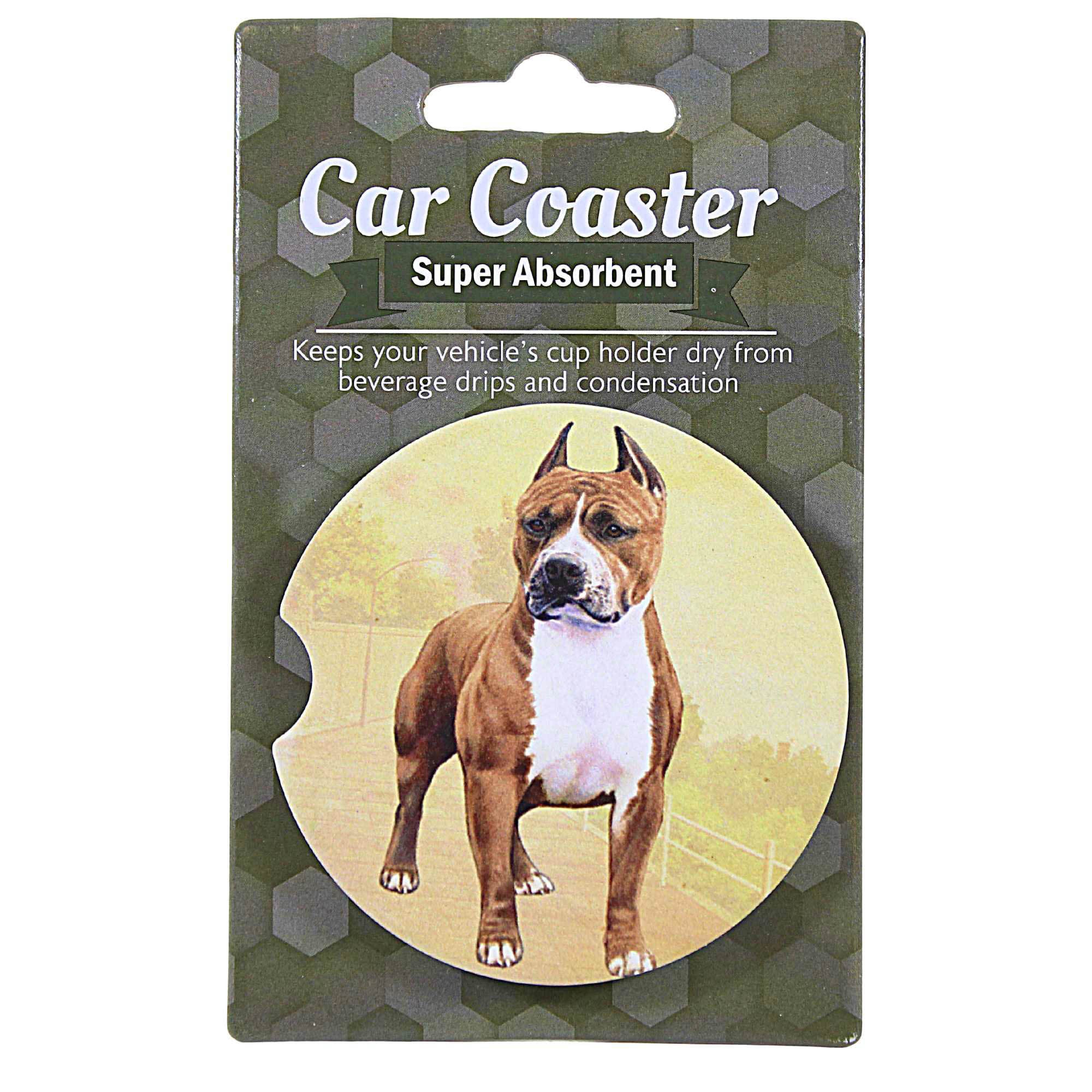 60632 Pit Bull Car Coaster 23326