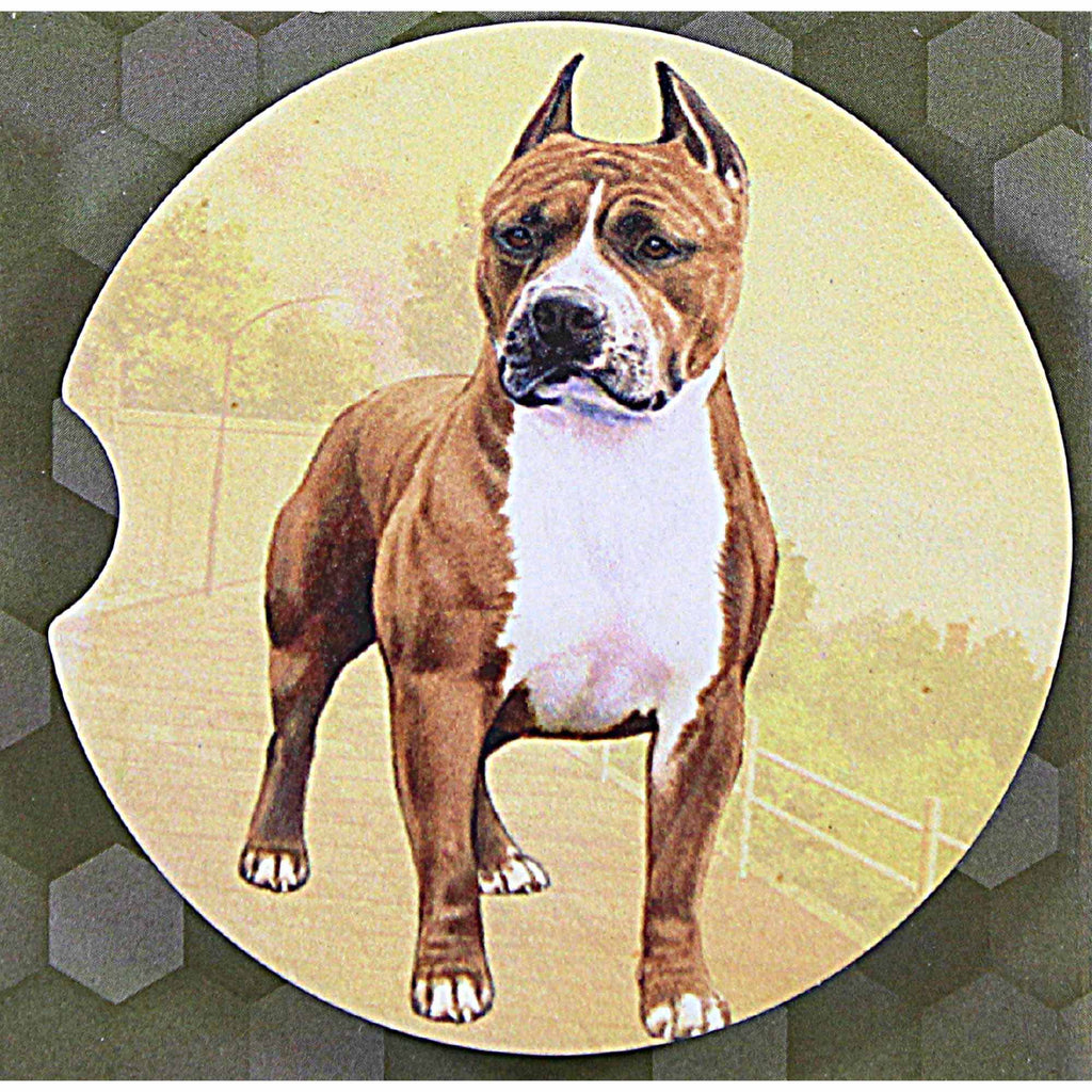 60632 Pit Bull Car Coaster 23326