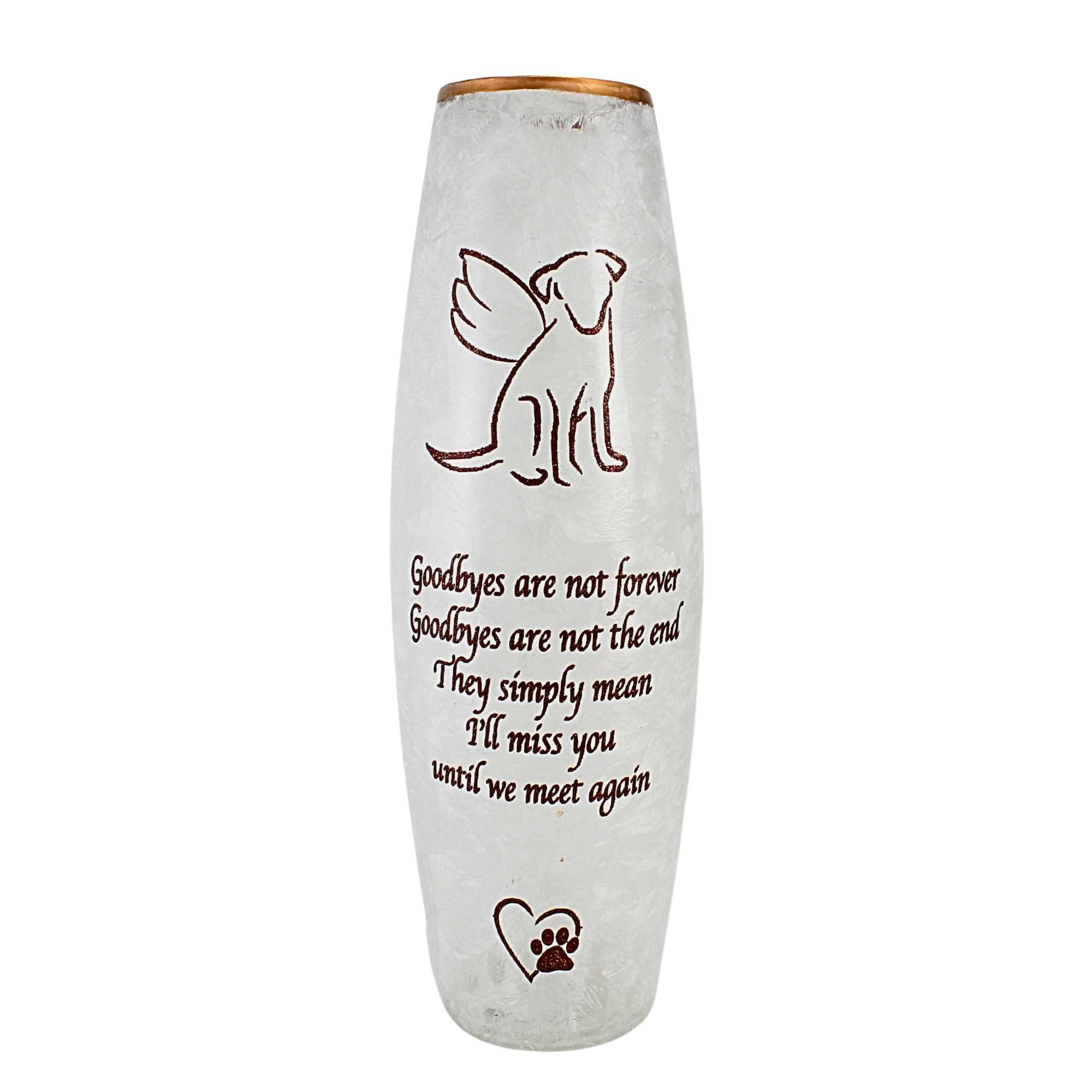 60797 Best Friend Dog Pre-Lit Vase BGD9209