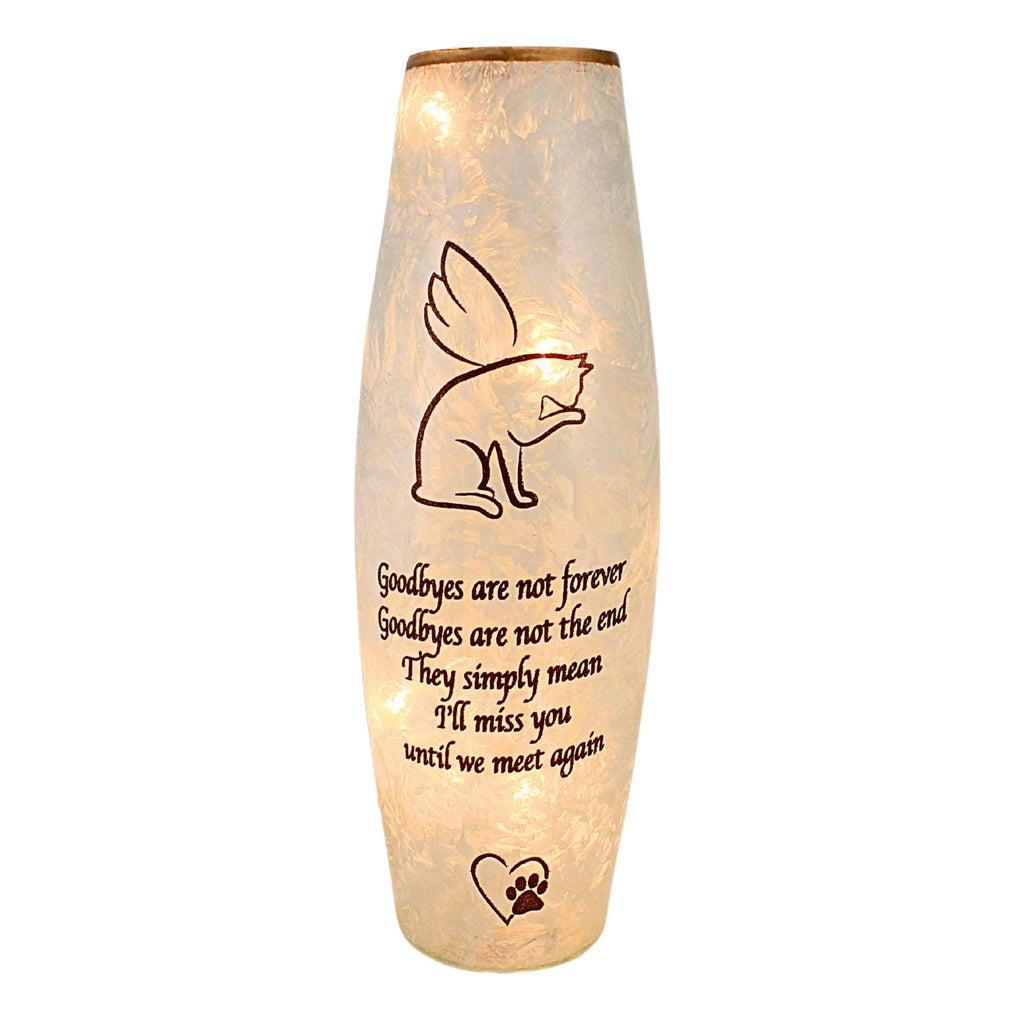 60798 Best Friend Cat Pre Lit Vase BGC9209