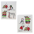 60919 Holiday Dogs Dishcloths 84ASDHOLIDOGS