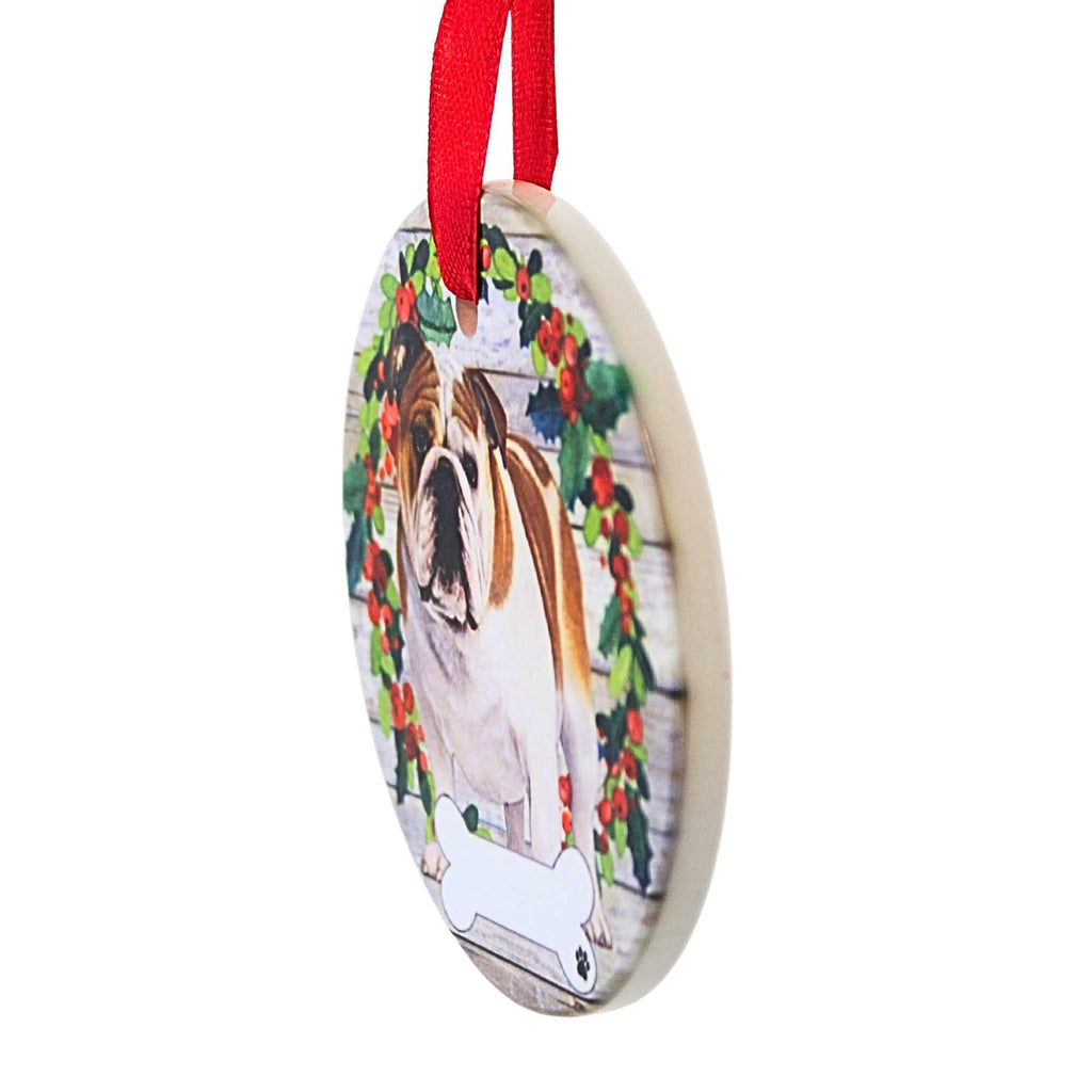 61559 Ceramic Bulldog Ornament 5508FB