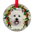 61561 Ceramic Westie Ornament 55045
