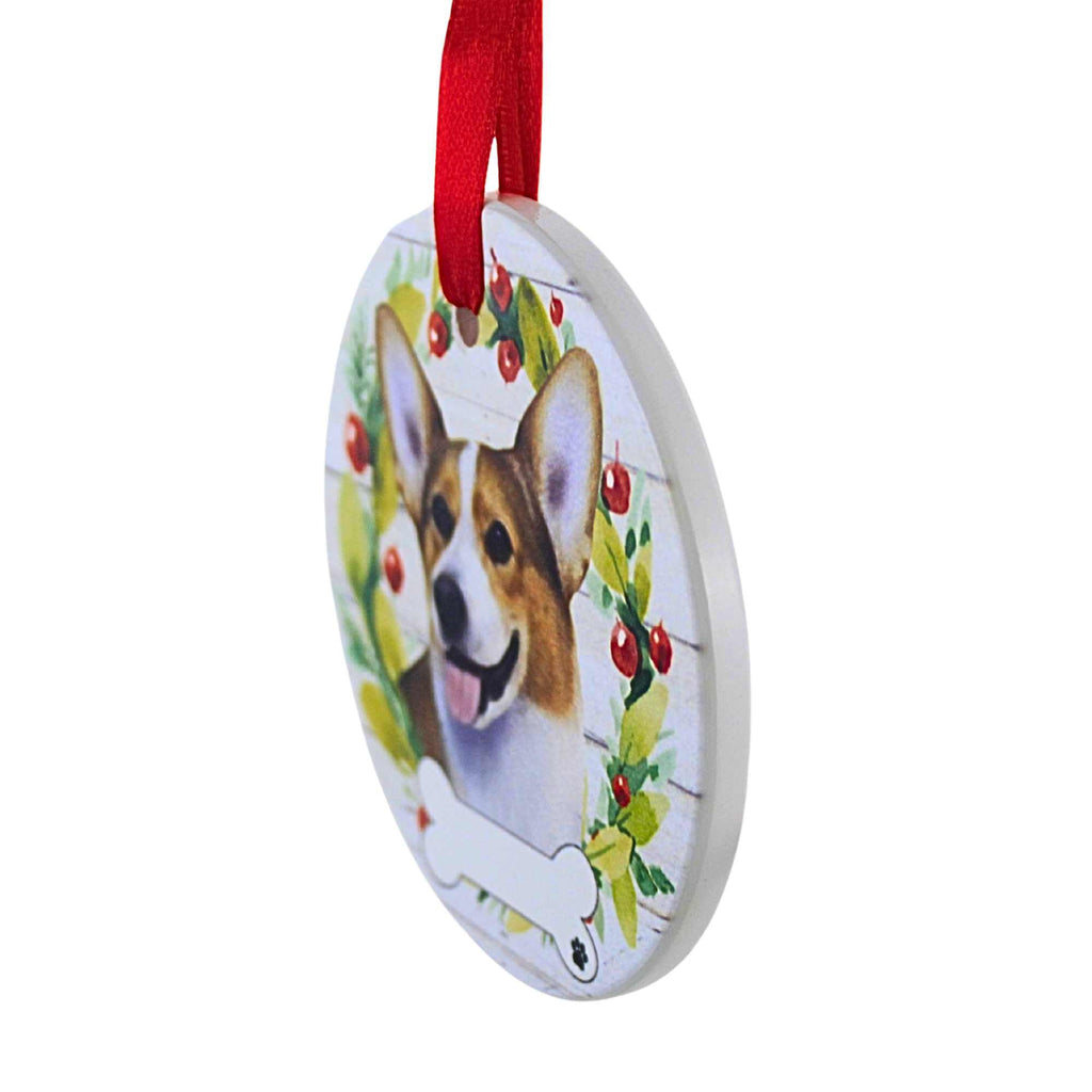 61562 Ceramic Welsh Corgi Ornament 550100