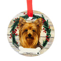 61566 Ceramic Yorkie Ornament 55046