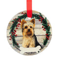 61567 Ceramic Yorkie Ornament 55046FB